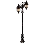 二股の街灯の画像