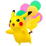 ピカチュウそらをとぶピカチュウの画像