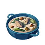 魚入りミルクスープの画像
