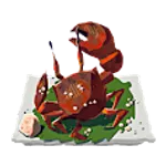岩塩焼きガニの画像