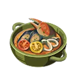魚貝トマトスープの画像