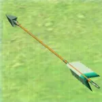 木の矢の画像