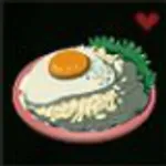 目玉焼きライスの画像