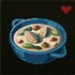 魚入りミルクスープの画像