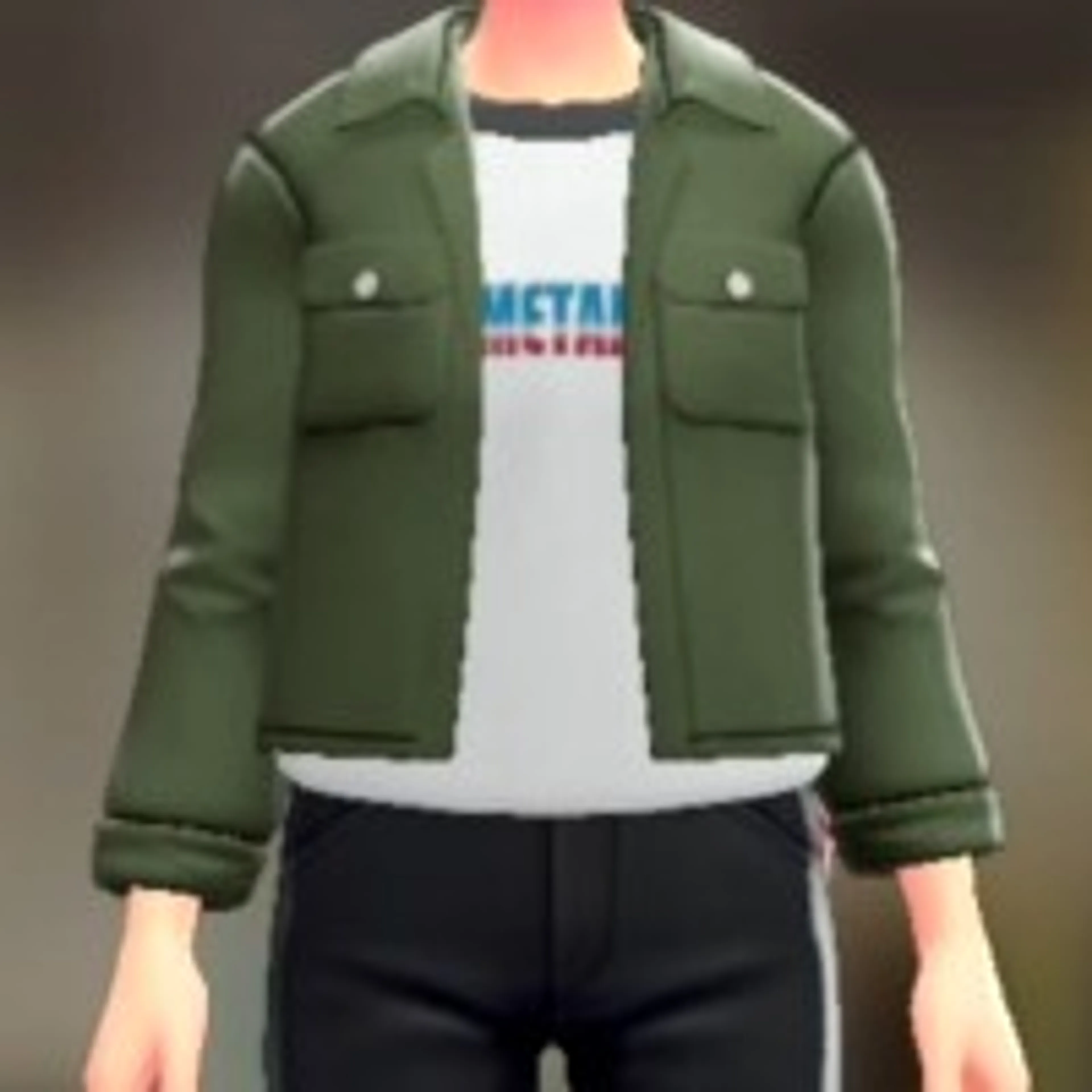 ロゴシャツ&シャツセット - フルメタルコップ モスグリーン