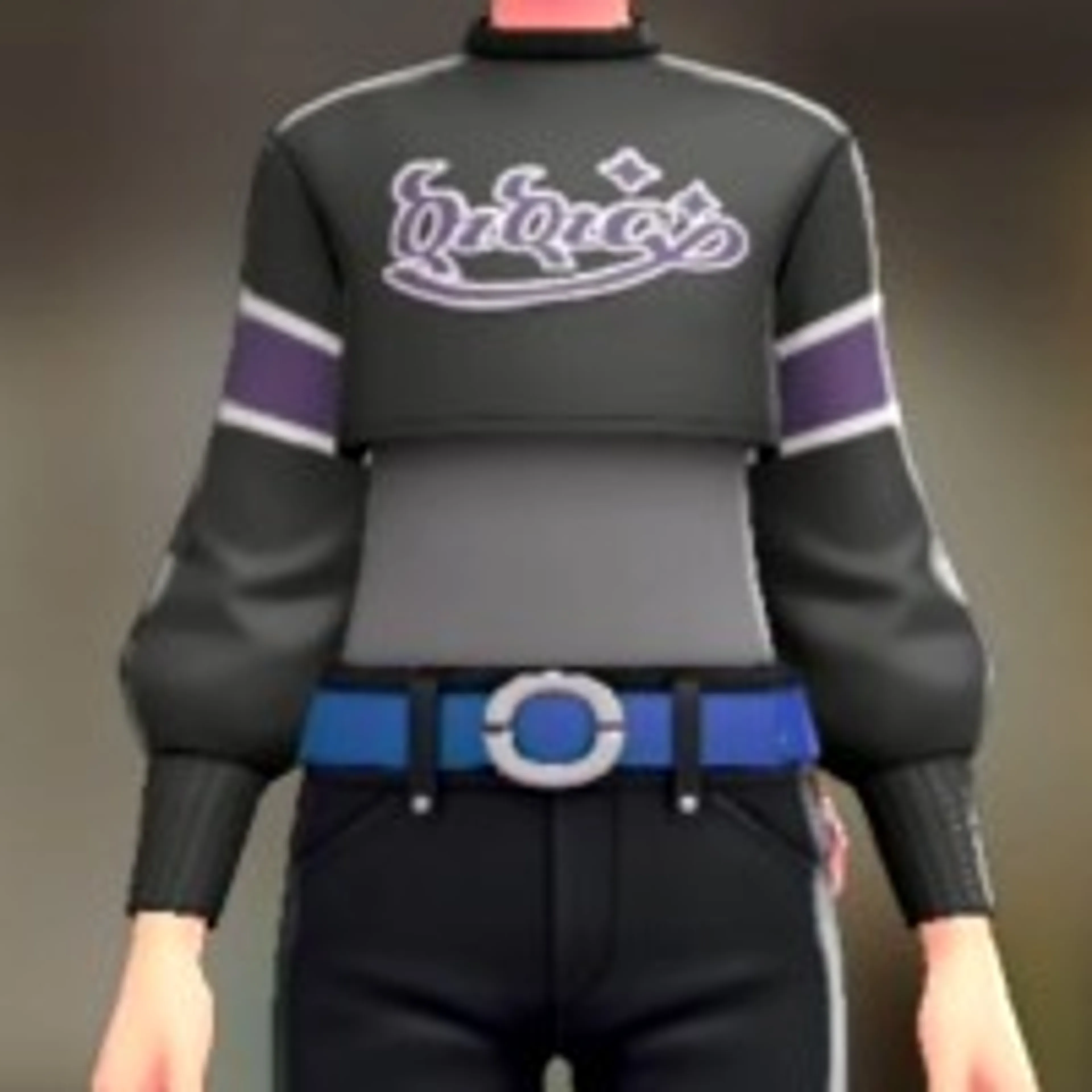 クロップドトップスセット - カレッジブラック グレー