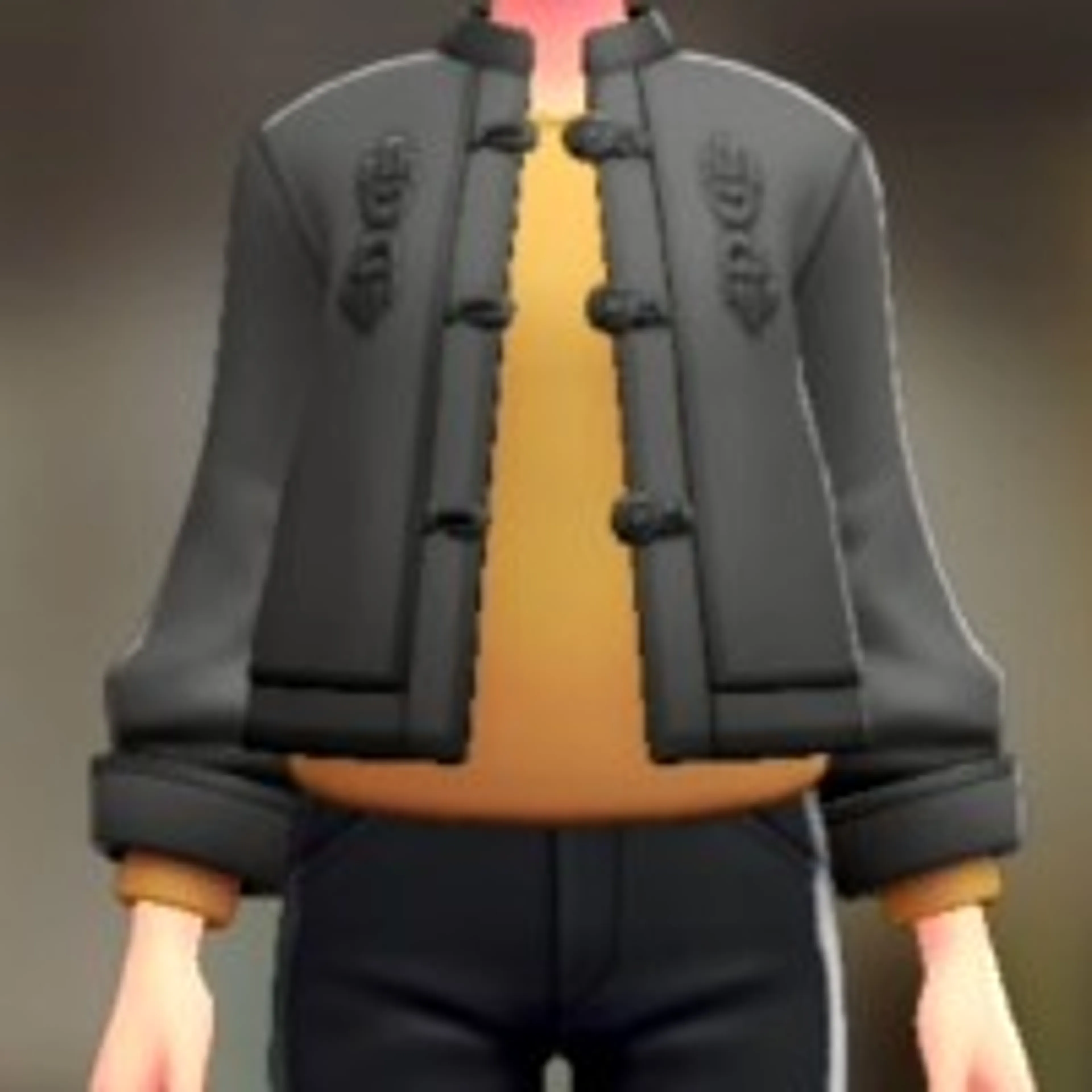 むすびボタンシャツセット - オリエンタルグレー イエロー