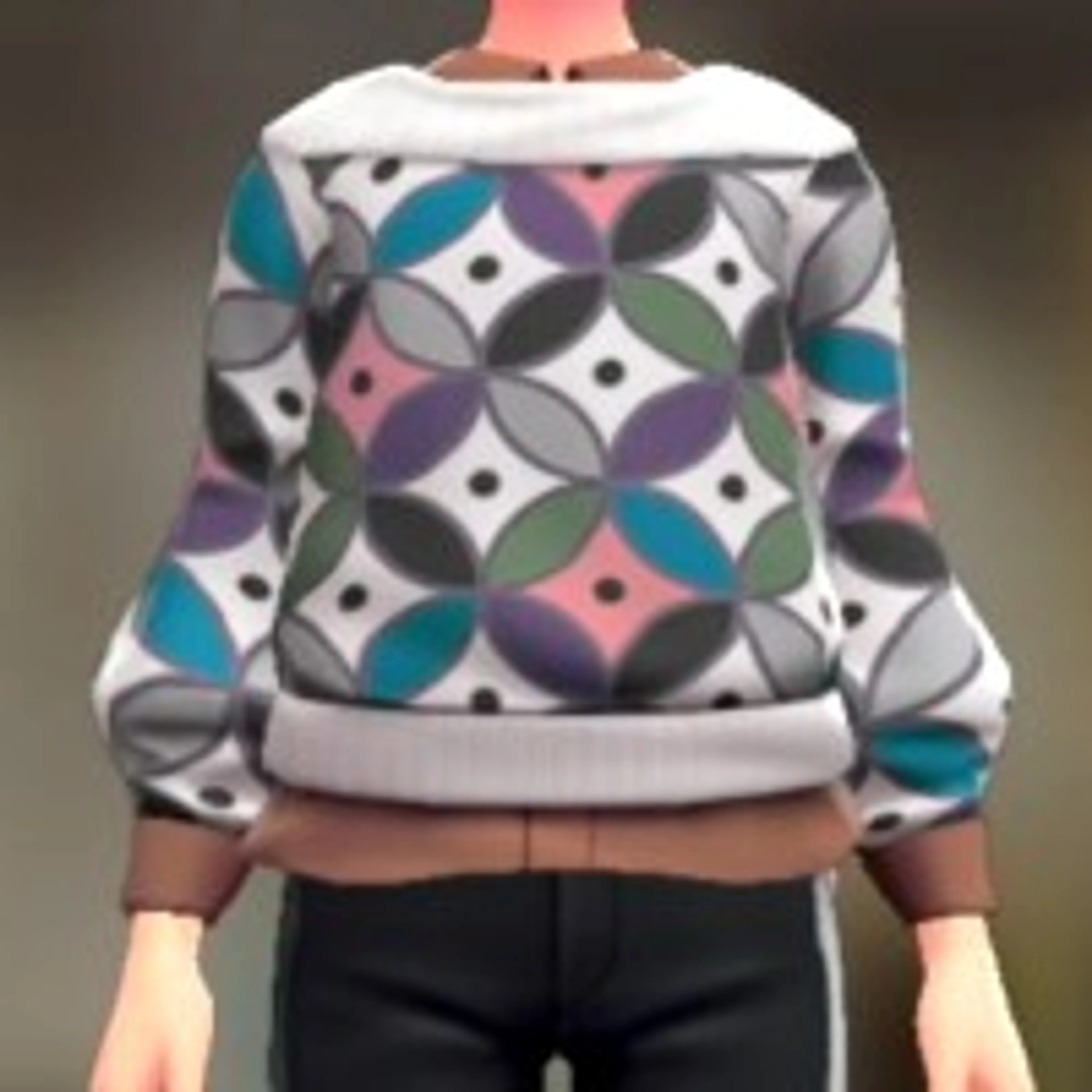 セーター&シャツセット - しっぽう・ゆき かわらけ