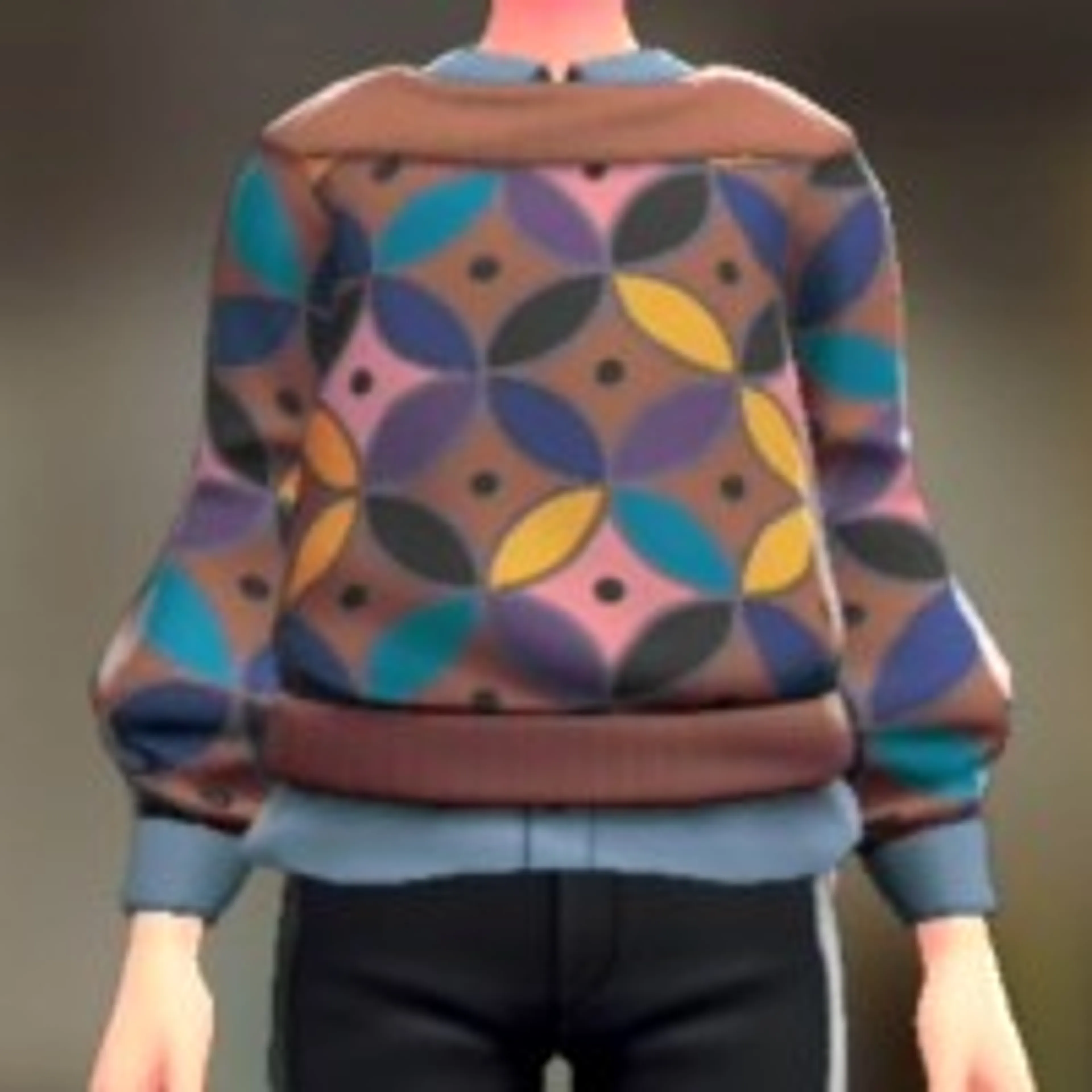 セーター&シャツセット - しっぽう・かわらけ うすはな