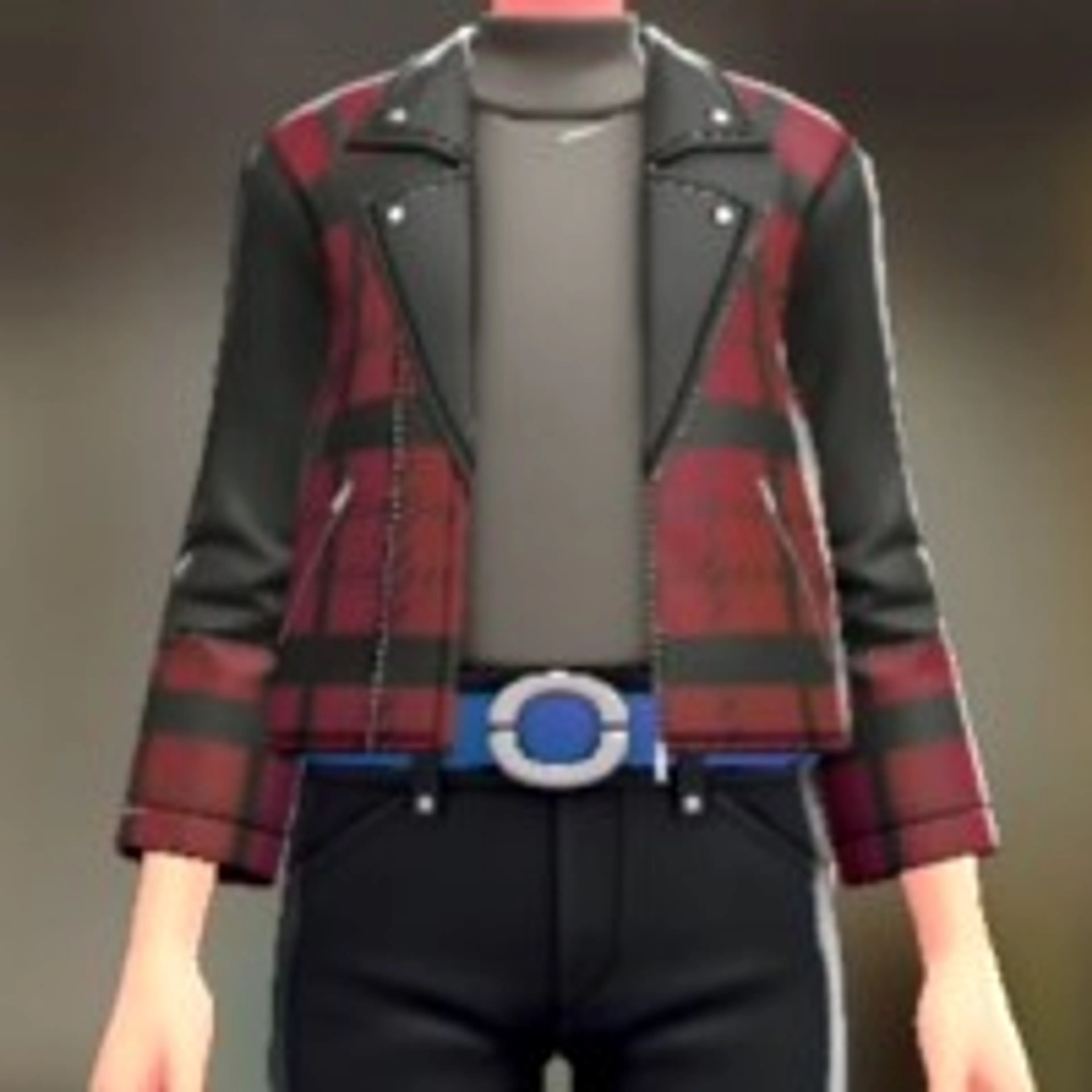 ライダーズジャケットセット - ブレイブリーレッド グレージュ