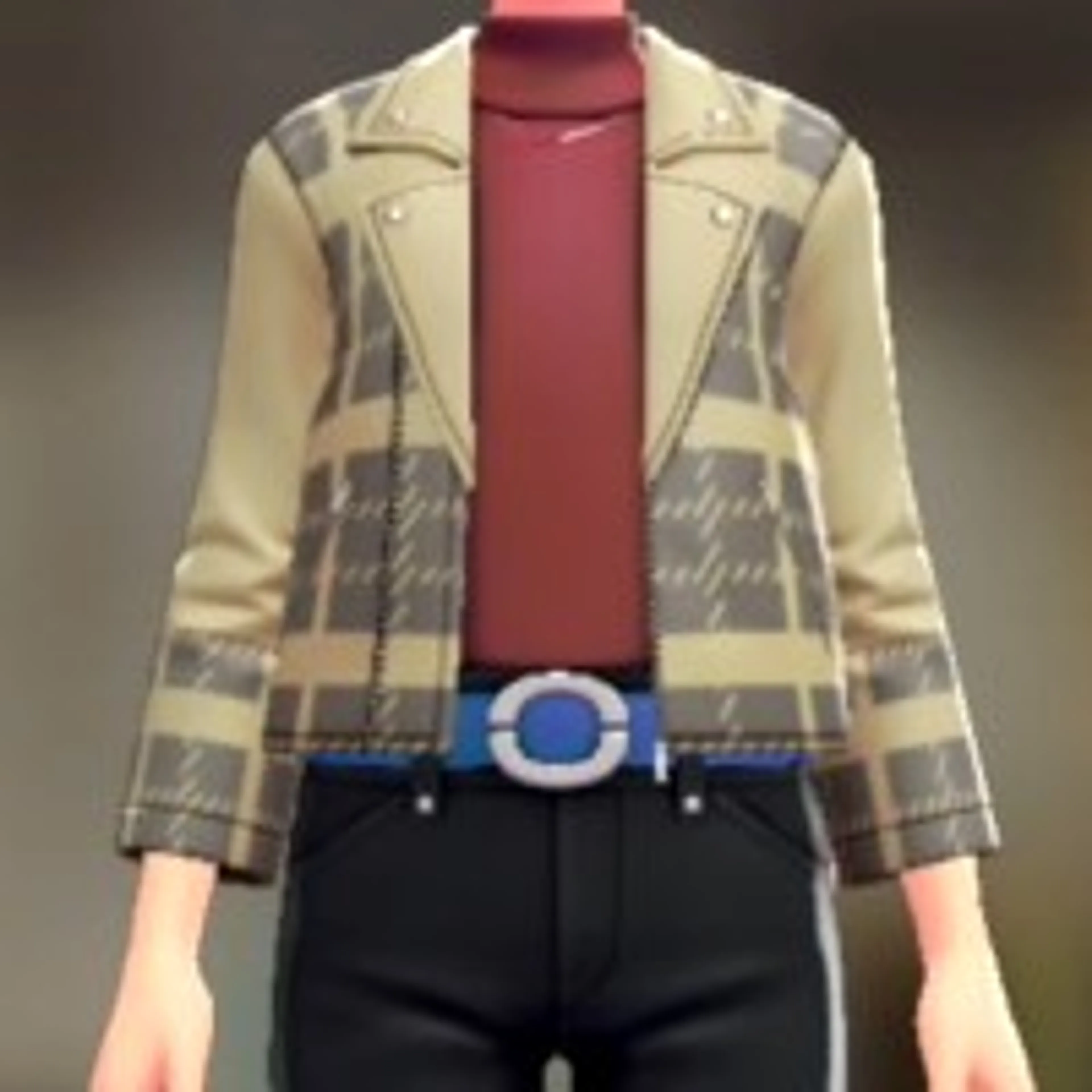 ライダーズジャケットセット - ブレイブリーグレー ワインレッド