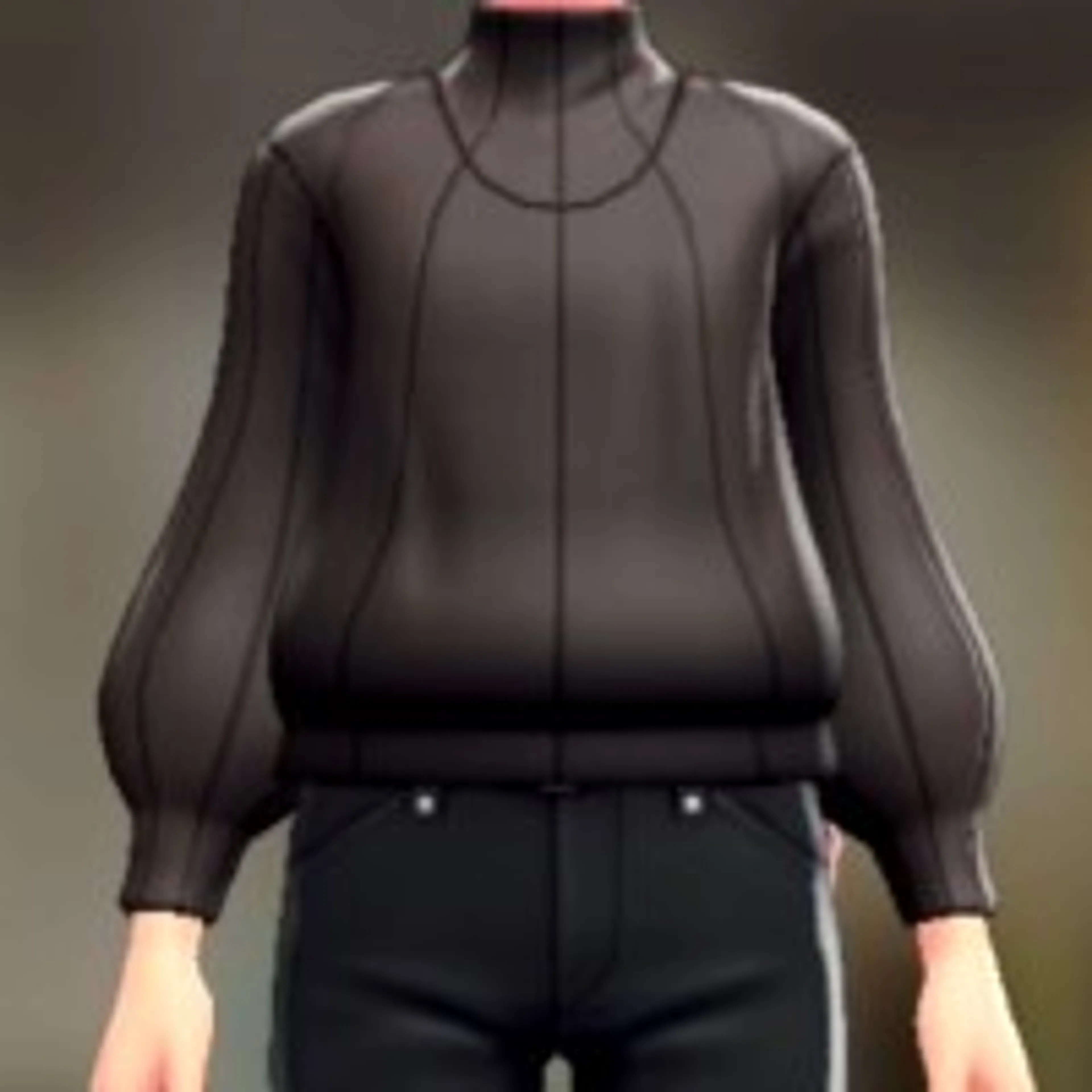 エルボーパッチセーター - ダークブラウン