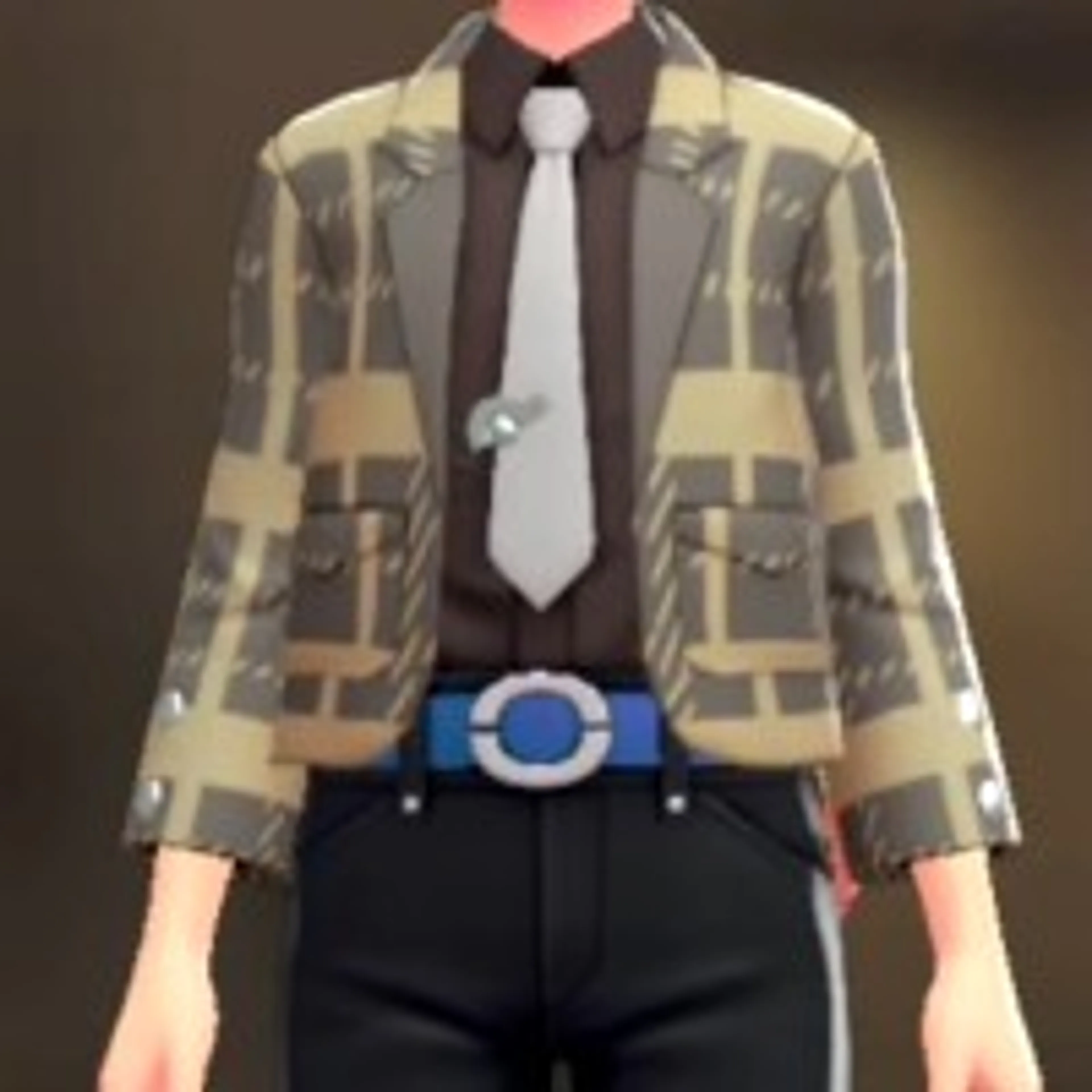 ジャケット&シャツセット - ブレイブリーグレー ダークブラウン