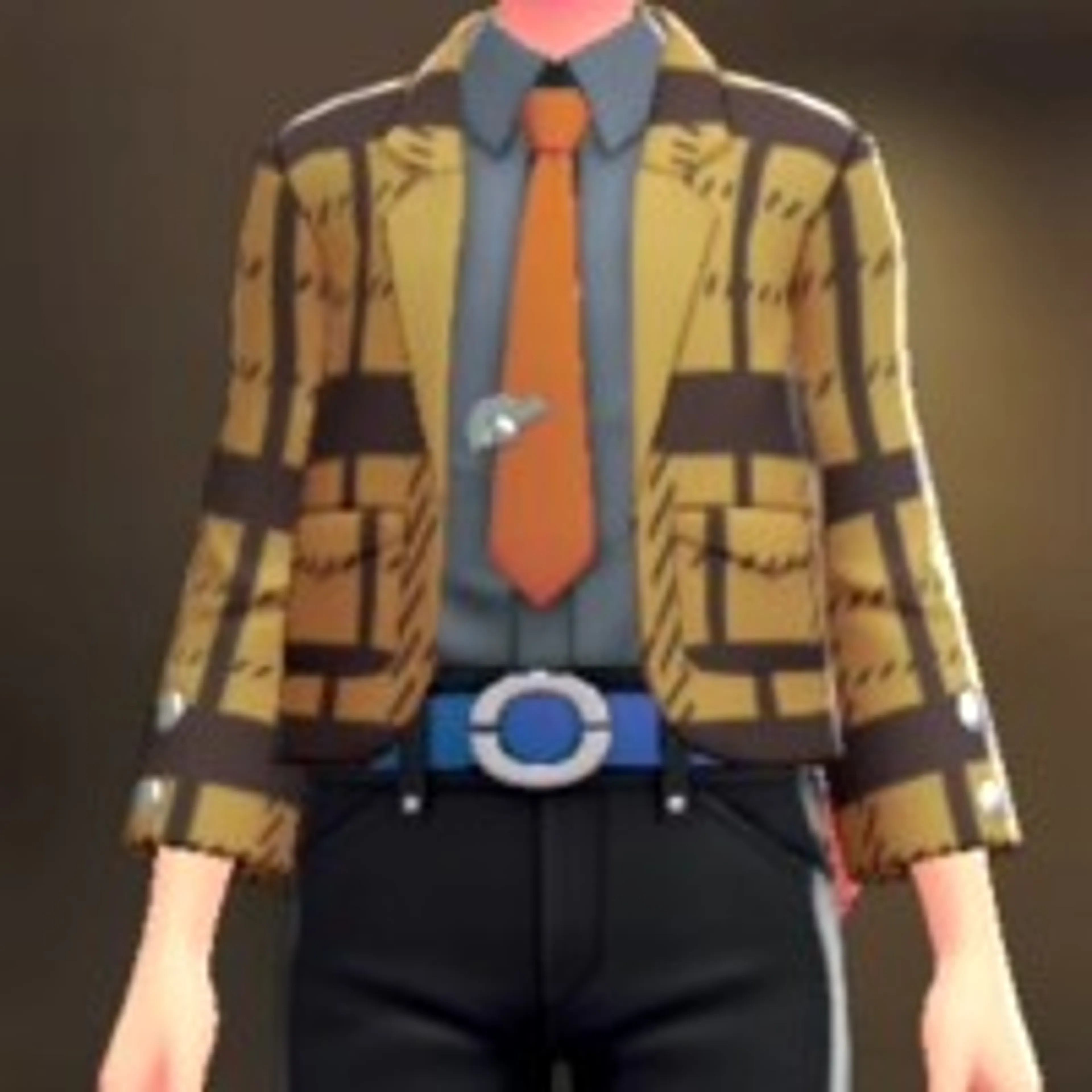 ジャケット&シャツセット - ブレイブリーキャメル ブルーグレー