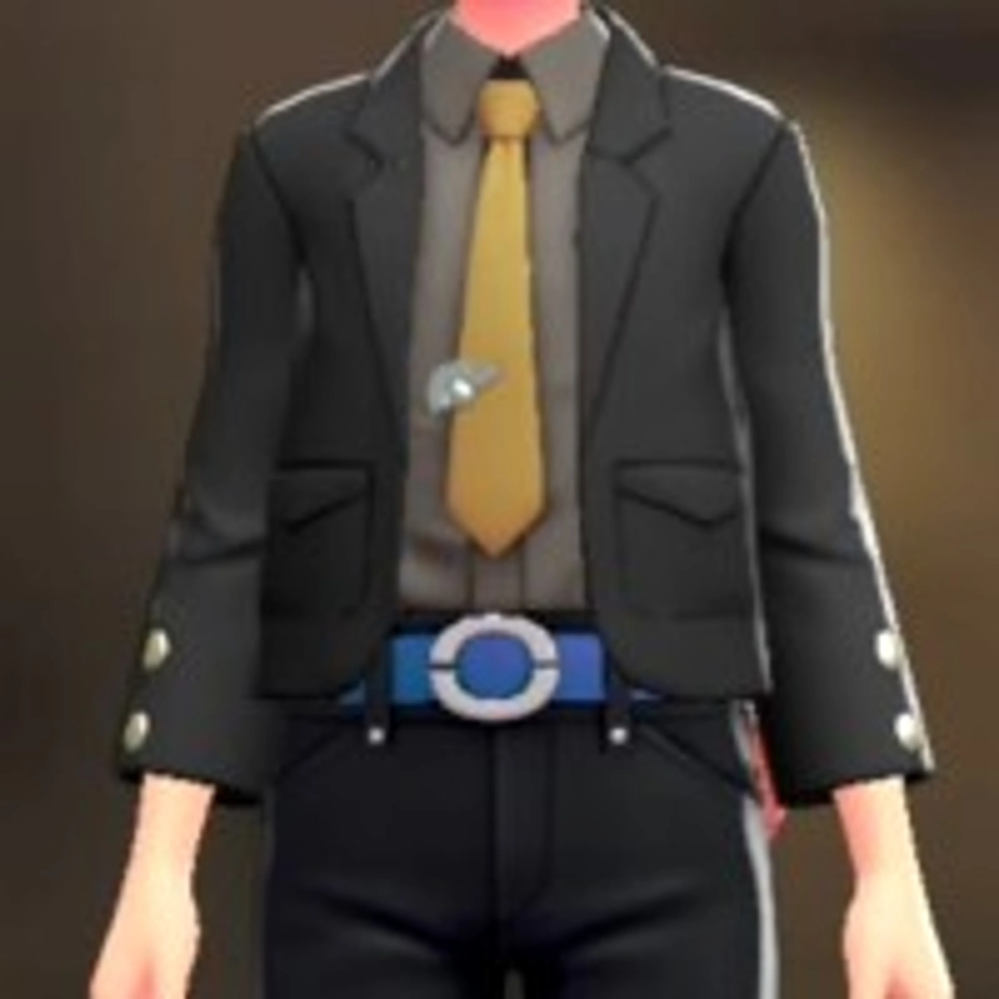 ジャケット&シャツセット - ブラック グレージュ