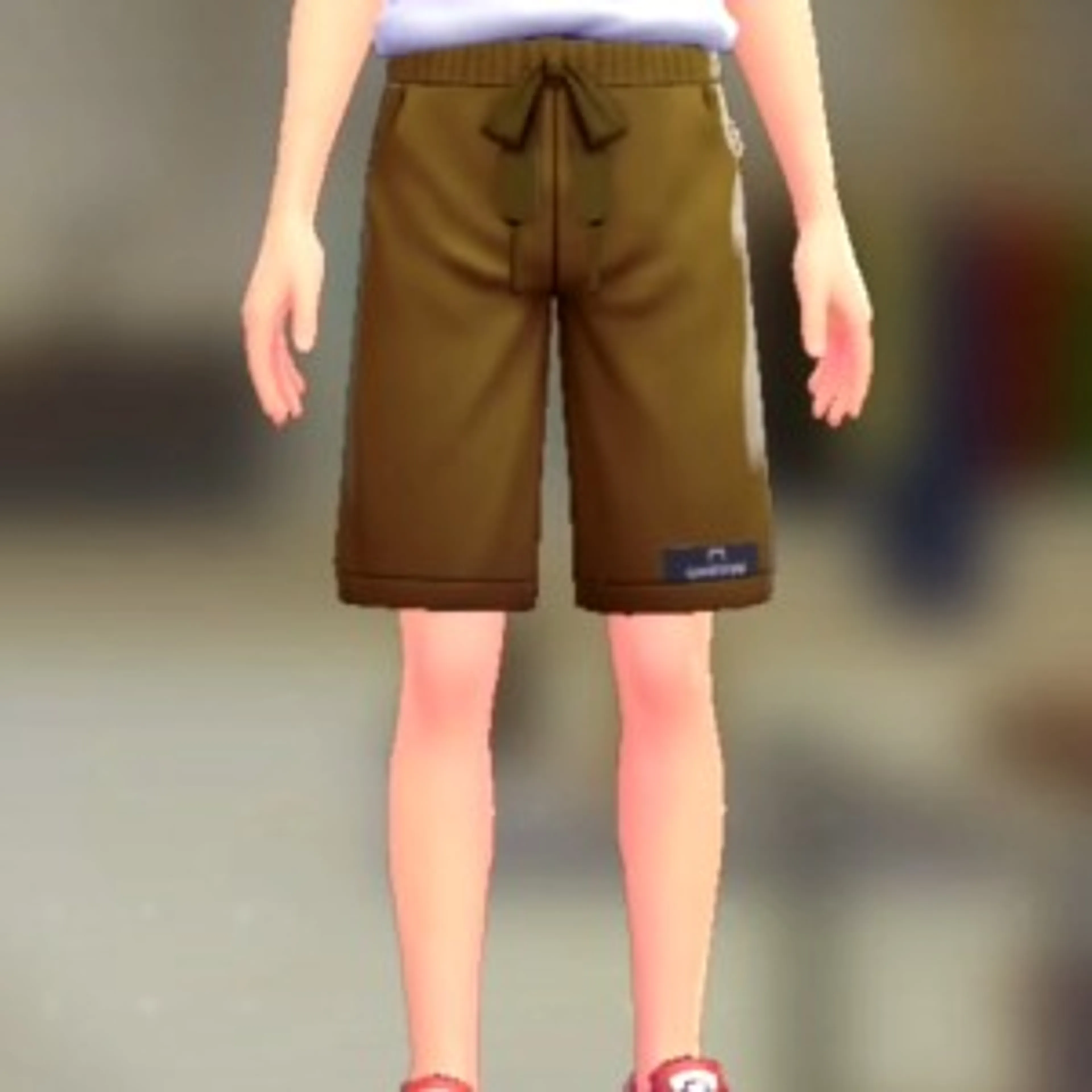 スウェットハーフパンツ - オーカー