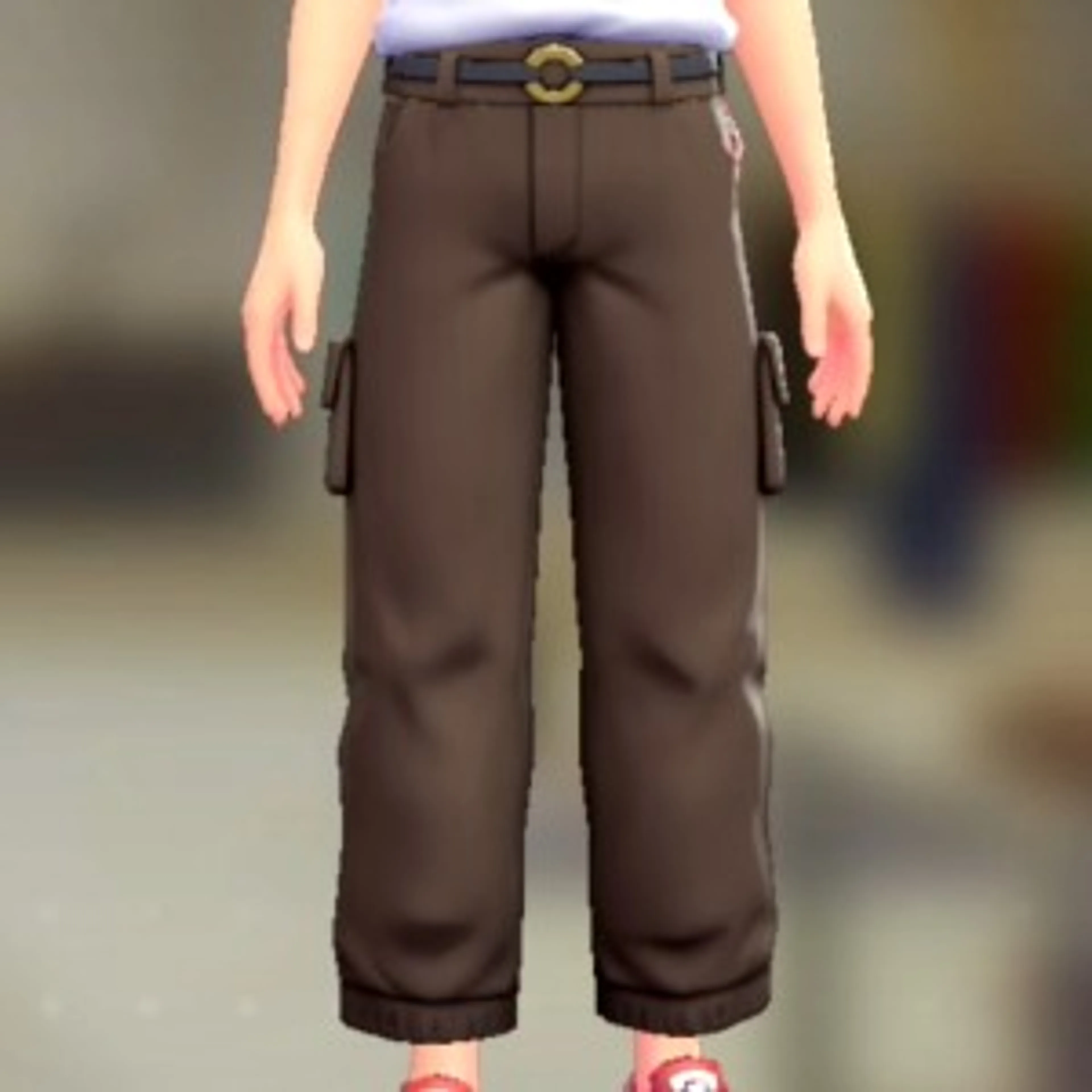 カーゴパンツ - ダークブラウン