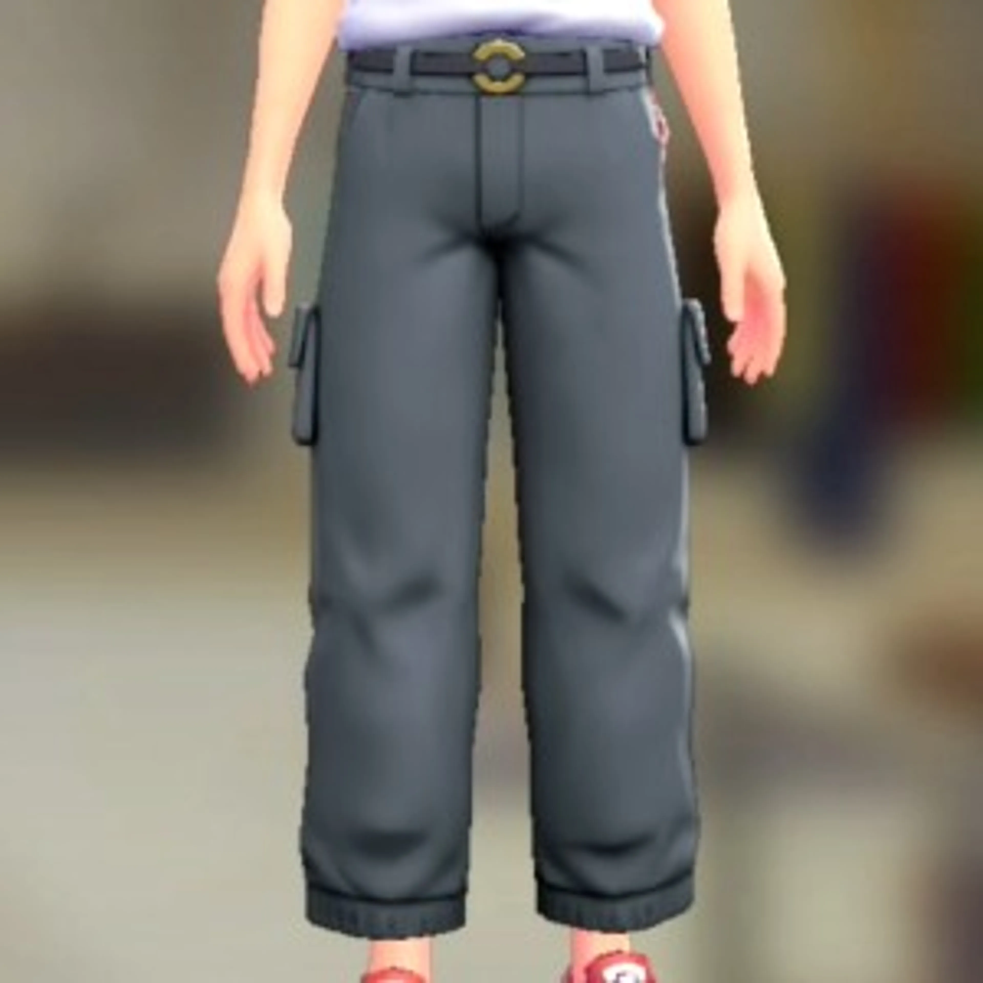 カーゴパンツ - ブルーグレー