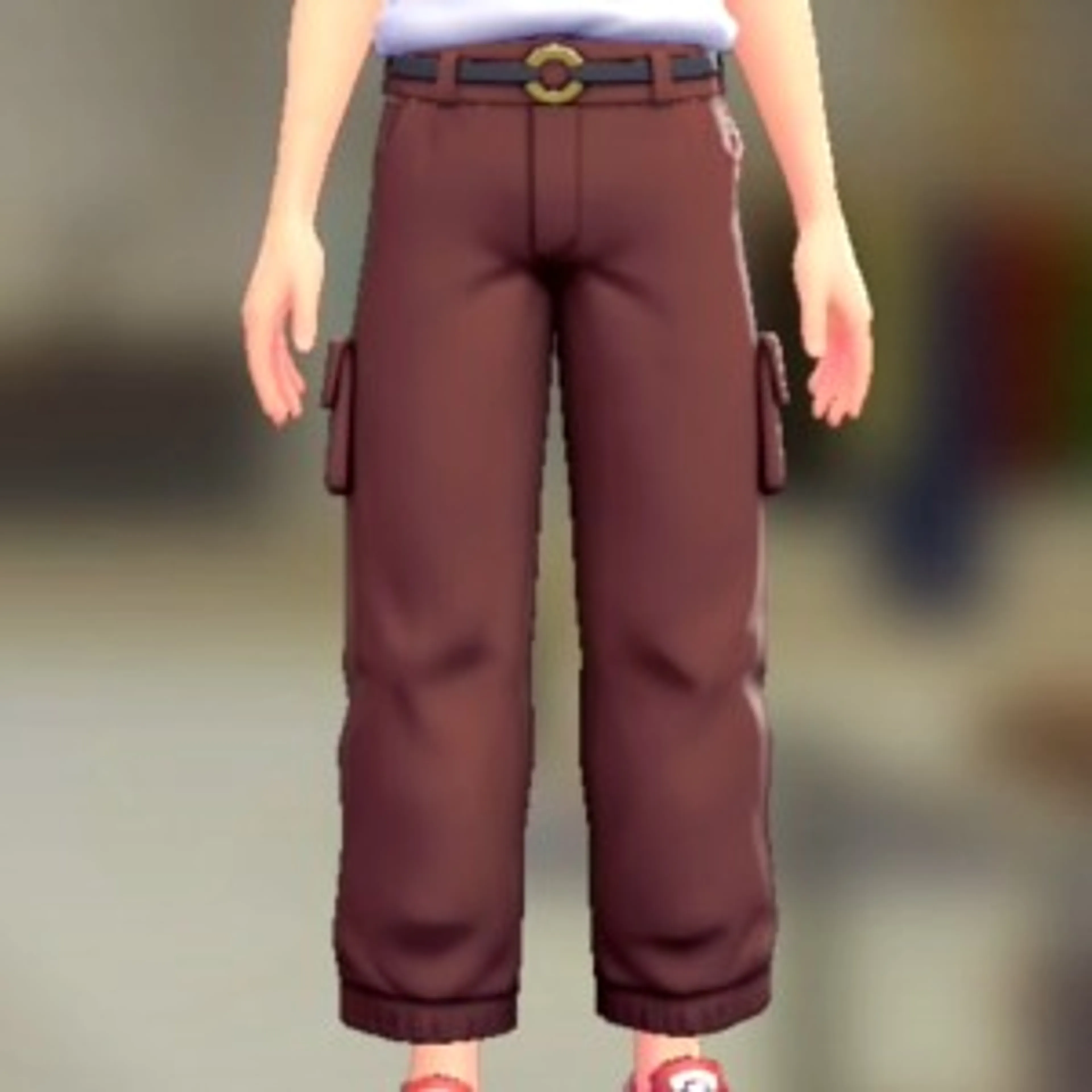 カーゴパンツ - ボルドー