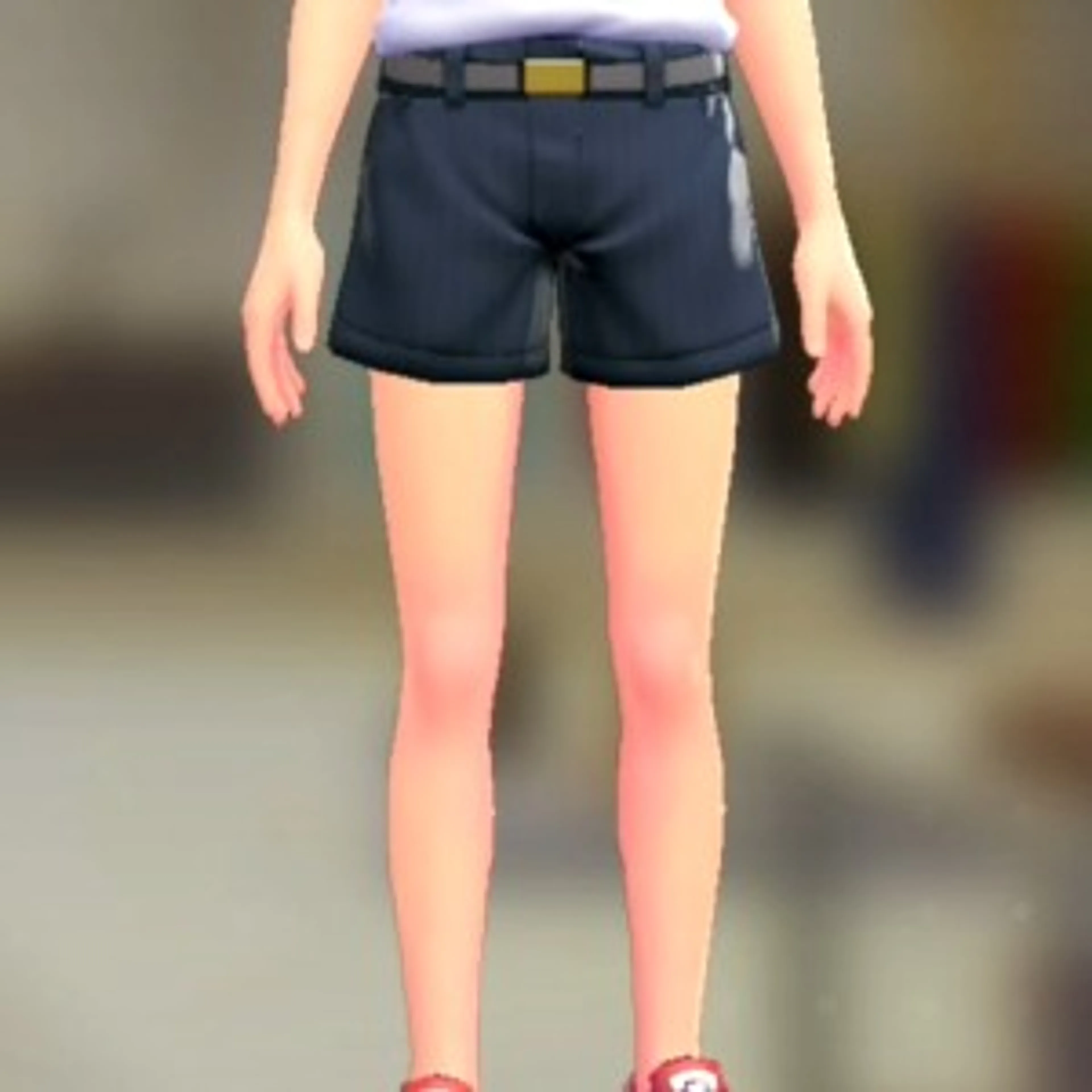 ショートパンツセット - ネイビー グレー