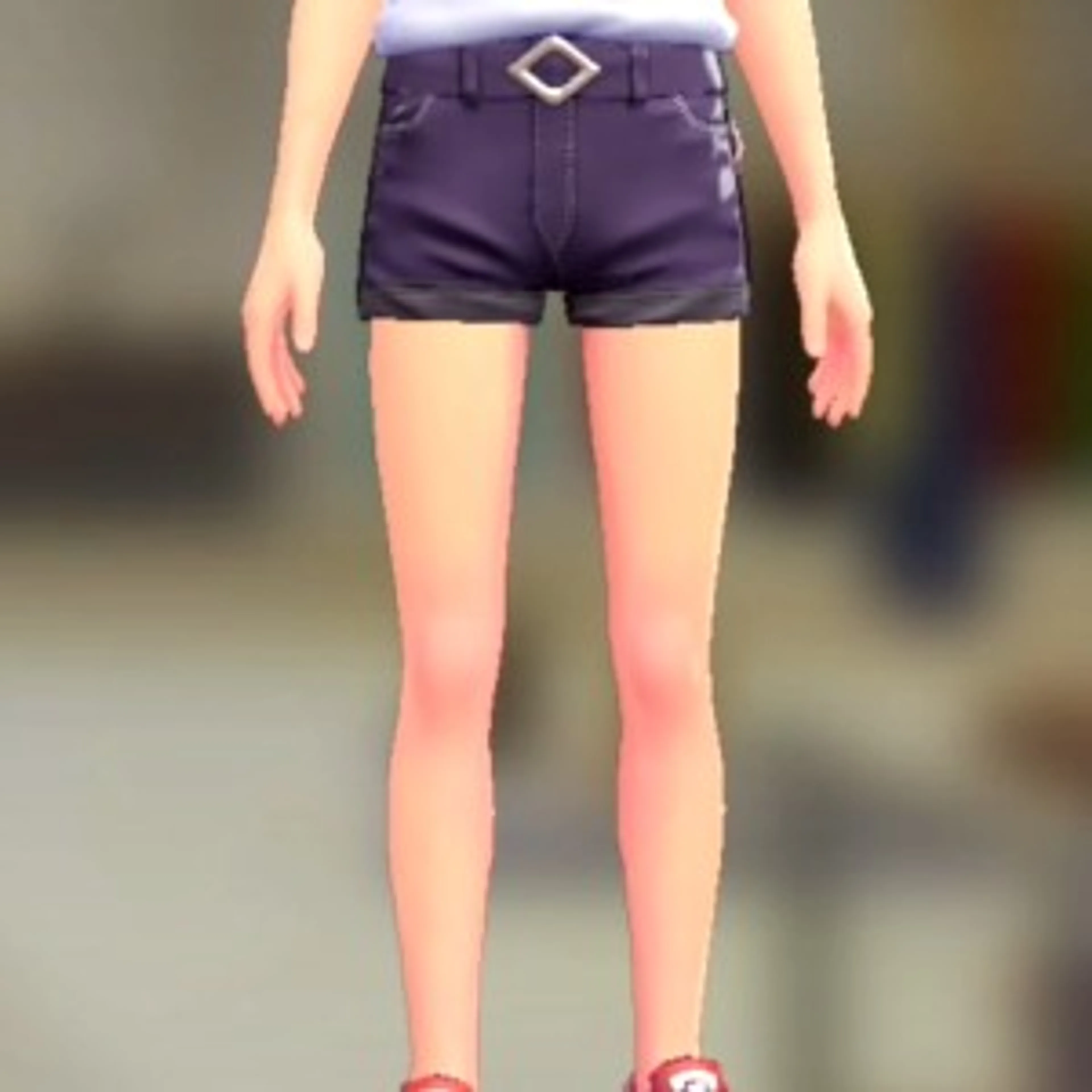 ホットパンツセット - パープル パープル