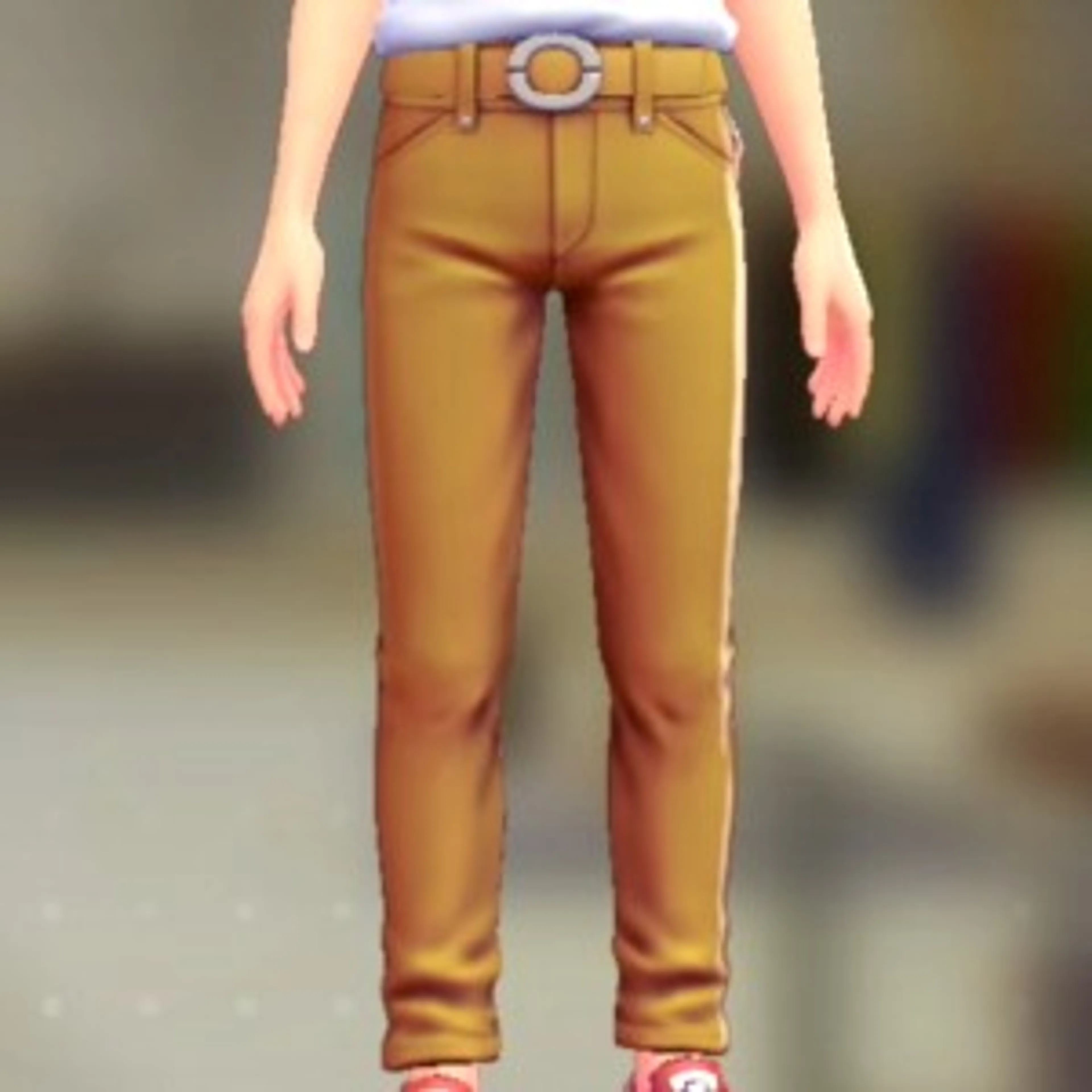 スキニーパンツセット - イエロー イエロー