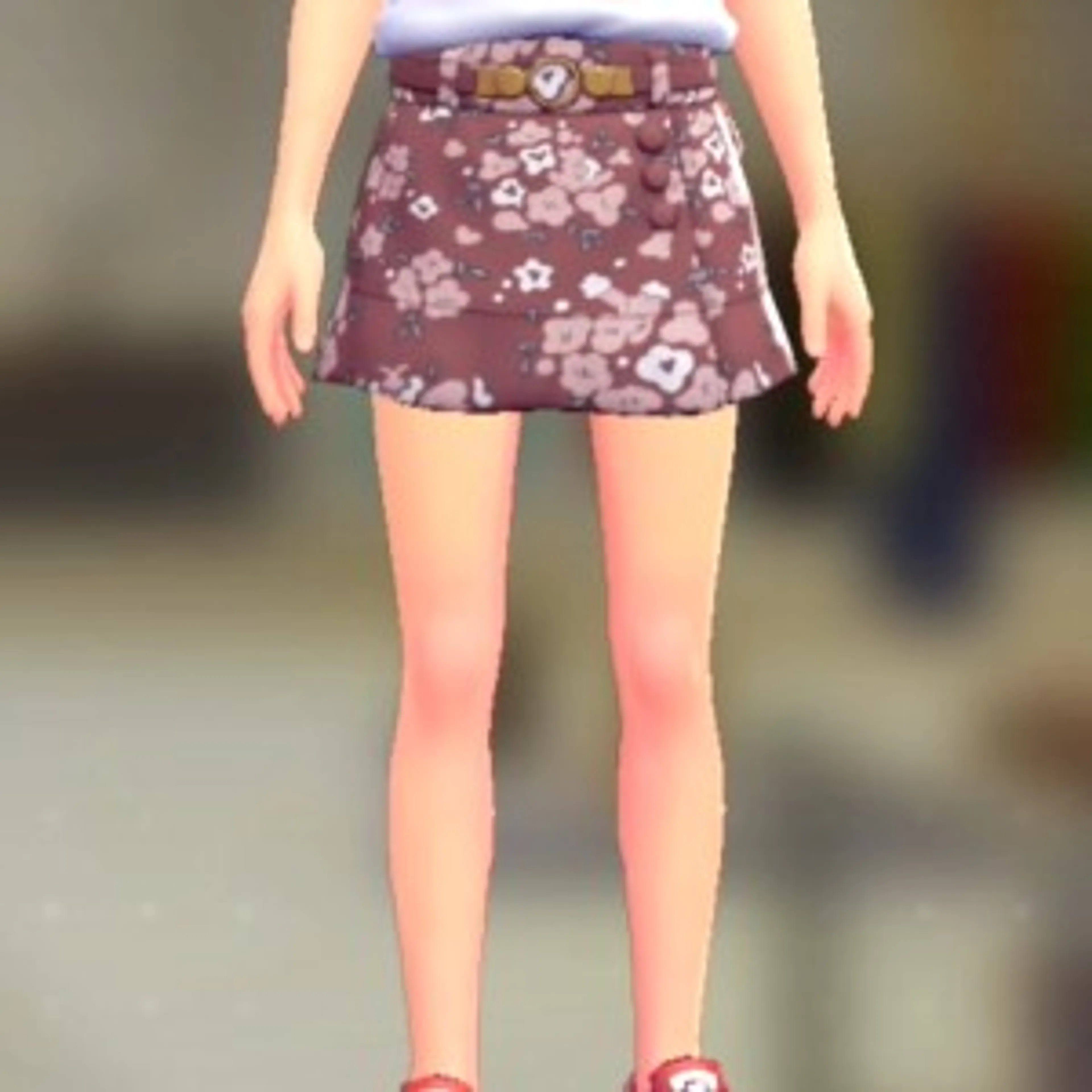 ラップキュロットセット - はながらレッド オールドローズ