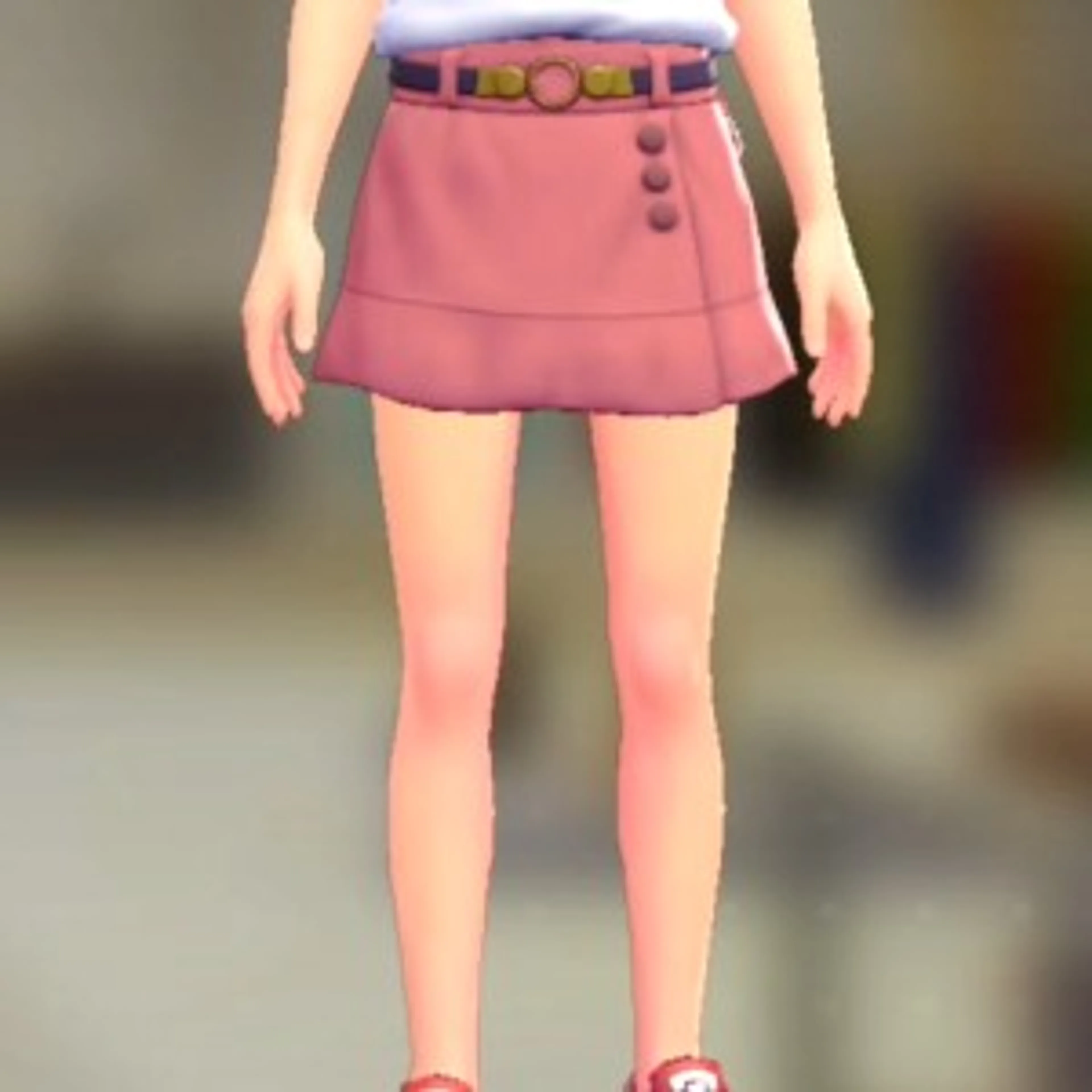 ラップキュロットセット - ピンク パープル