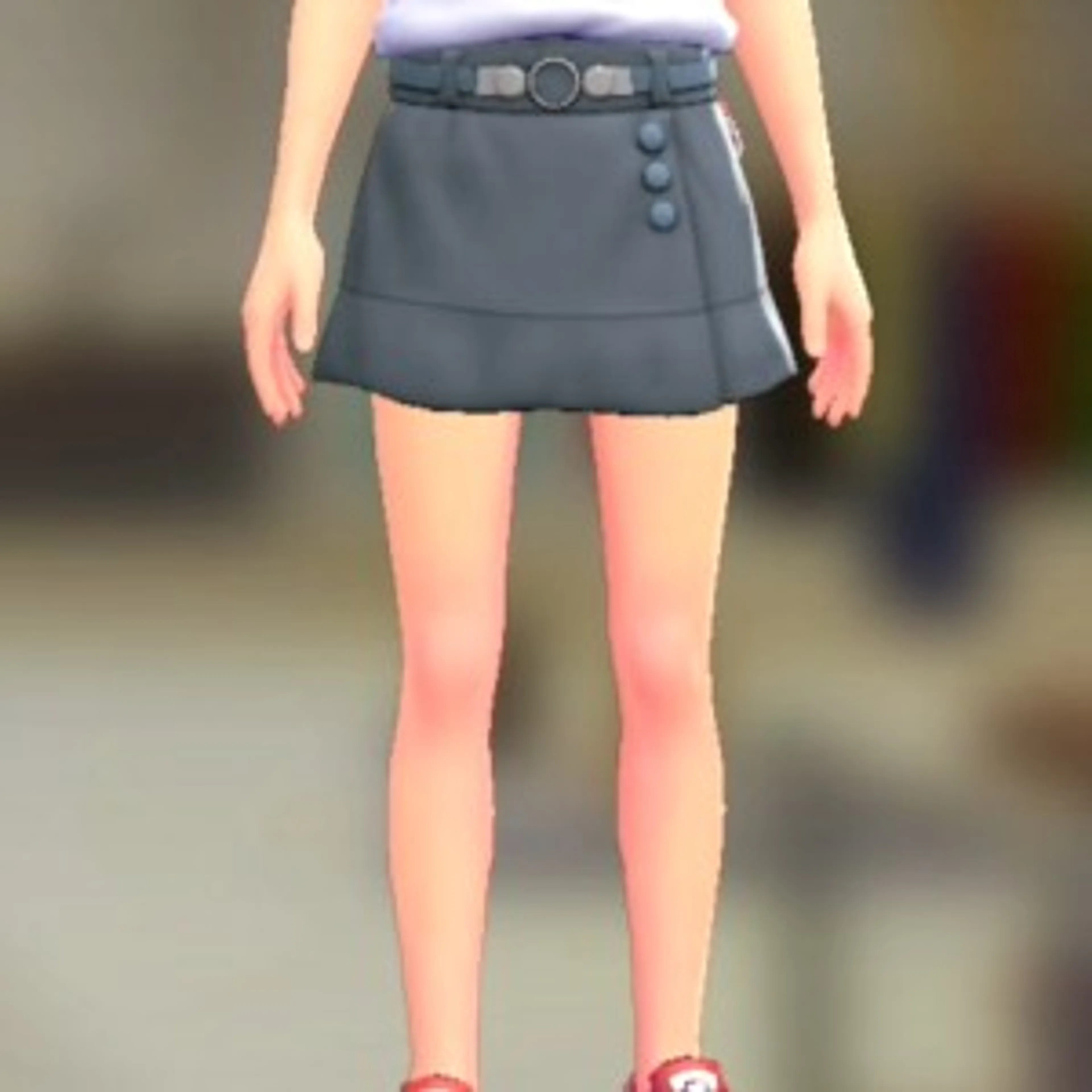 ラップキュロットセット - ブルーグレー フォグブルー