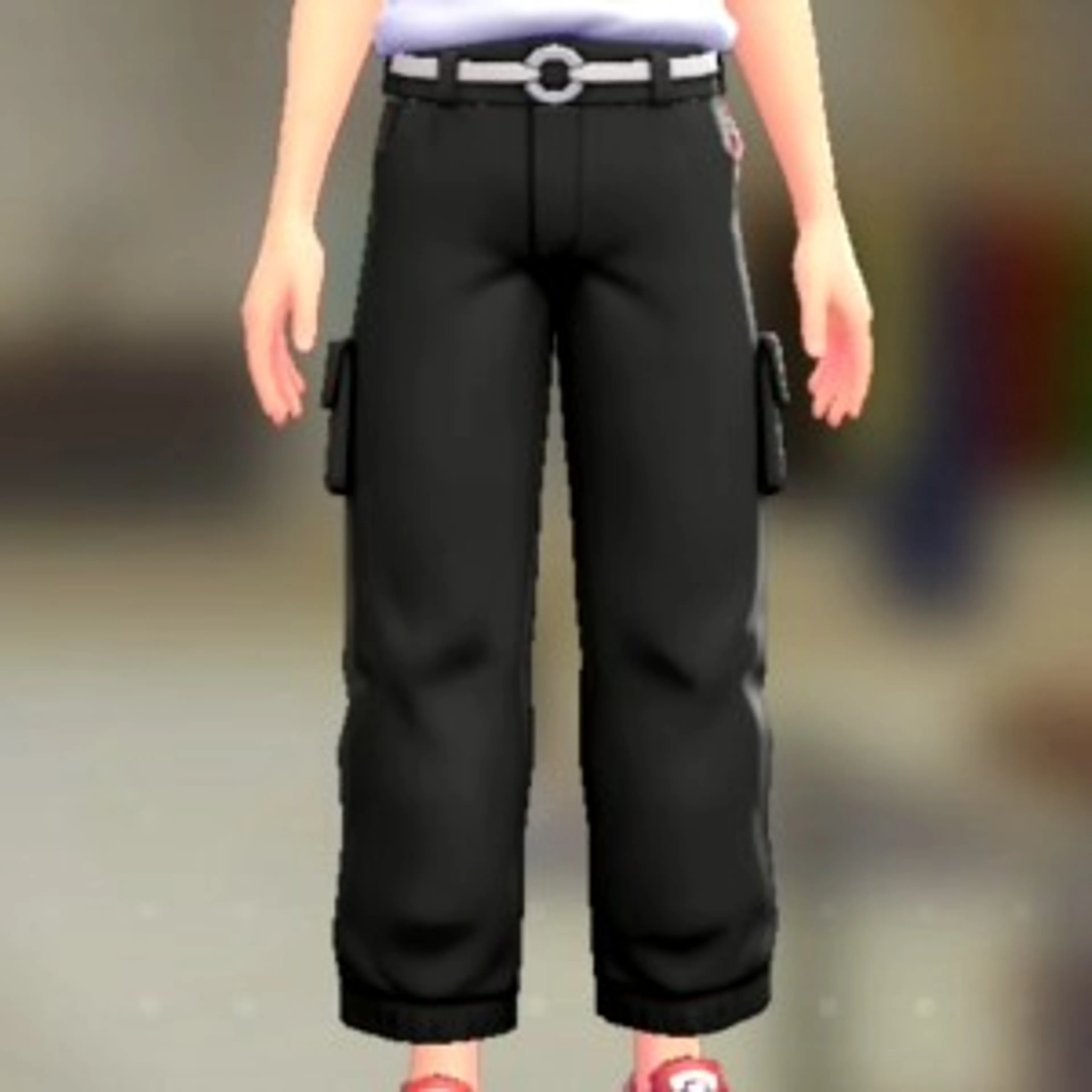 カーゴパンツ - ビビッドブラック