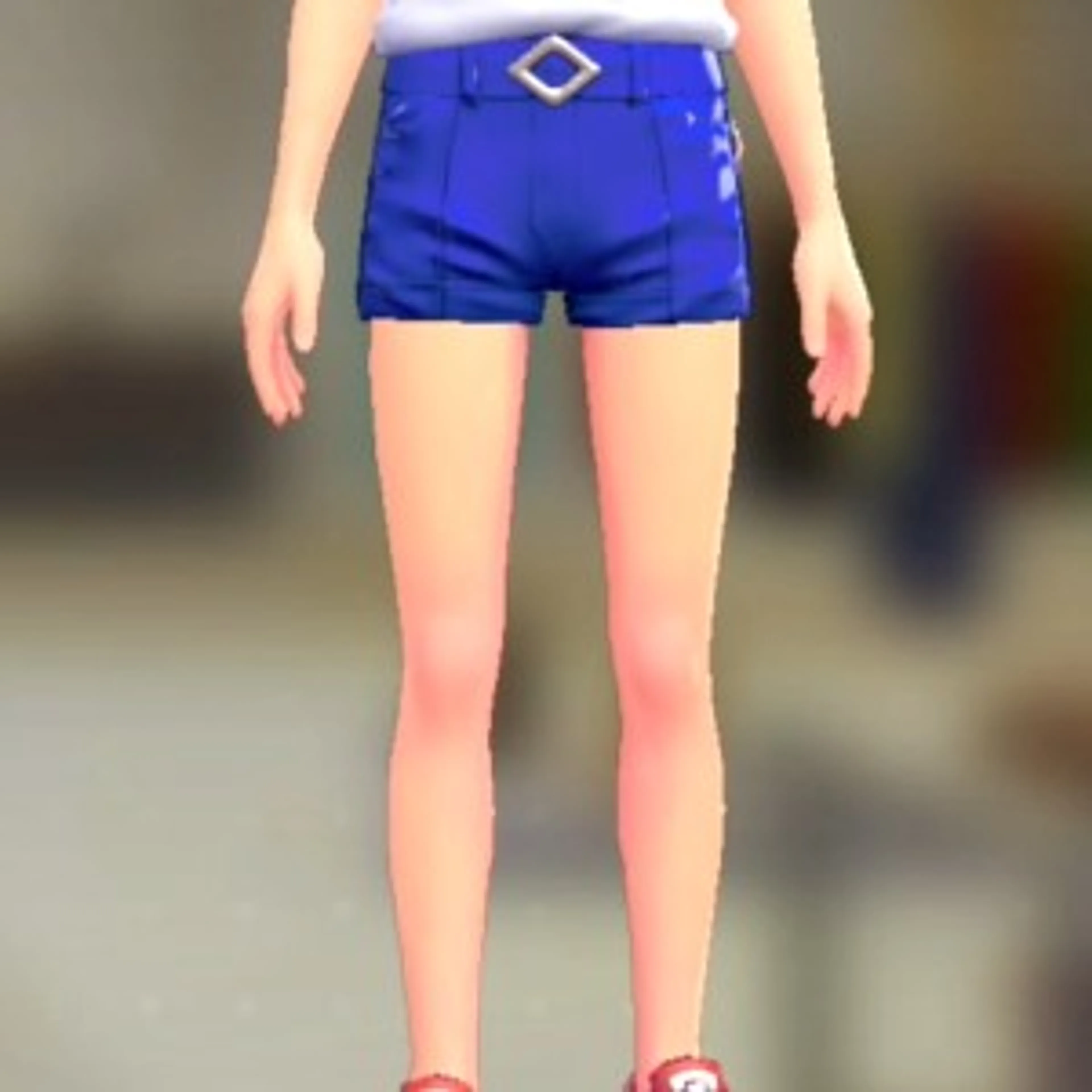 ホットパンツセット - ビビッドブルー ビビッドブルー