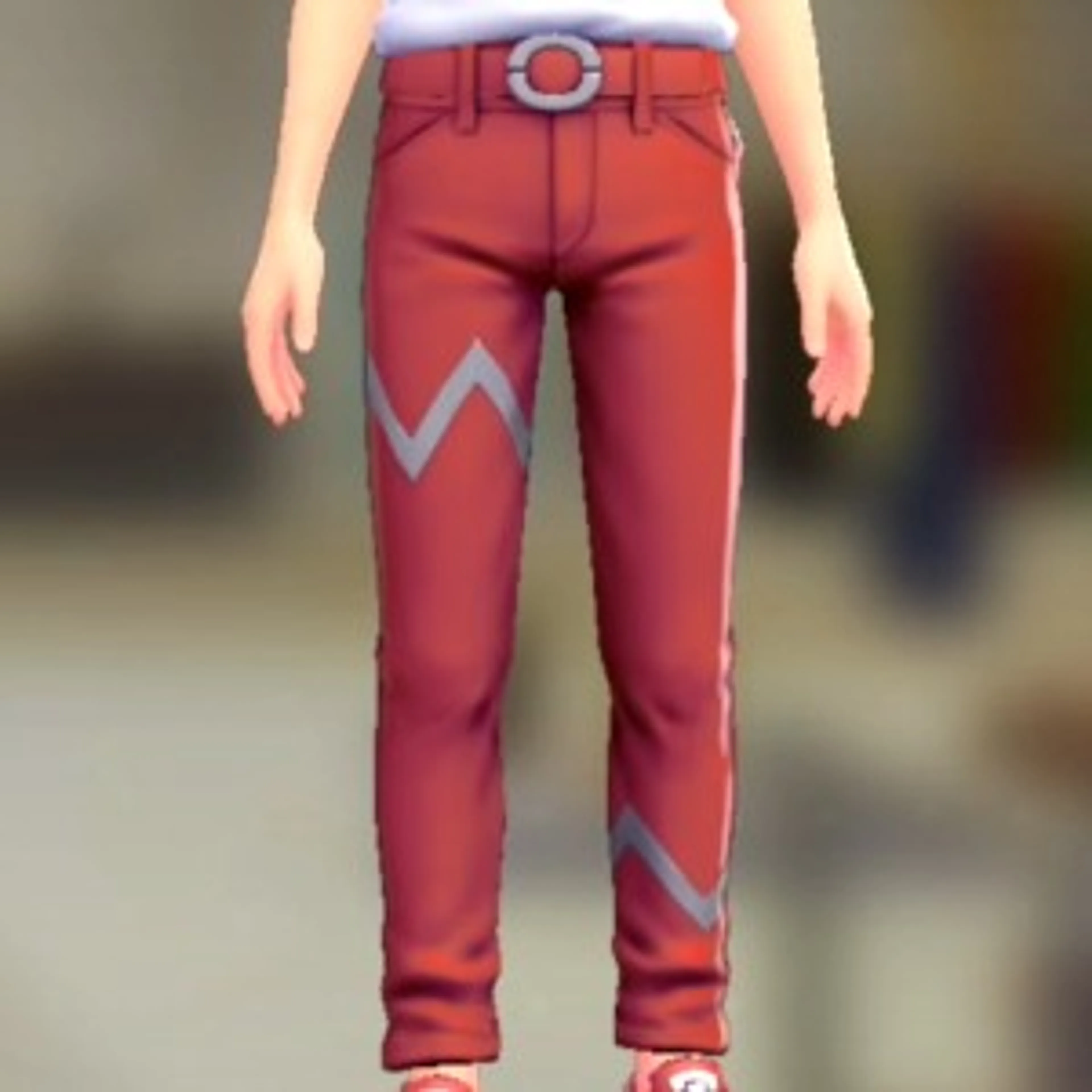 スキニーパンツセット - ビビッドレッド ビビッドレッド