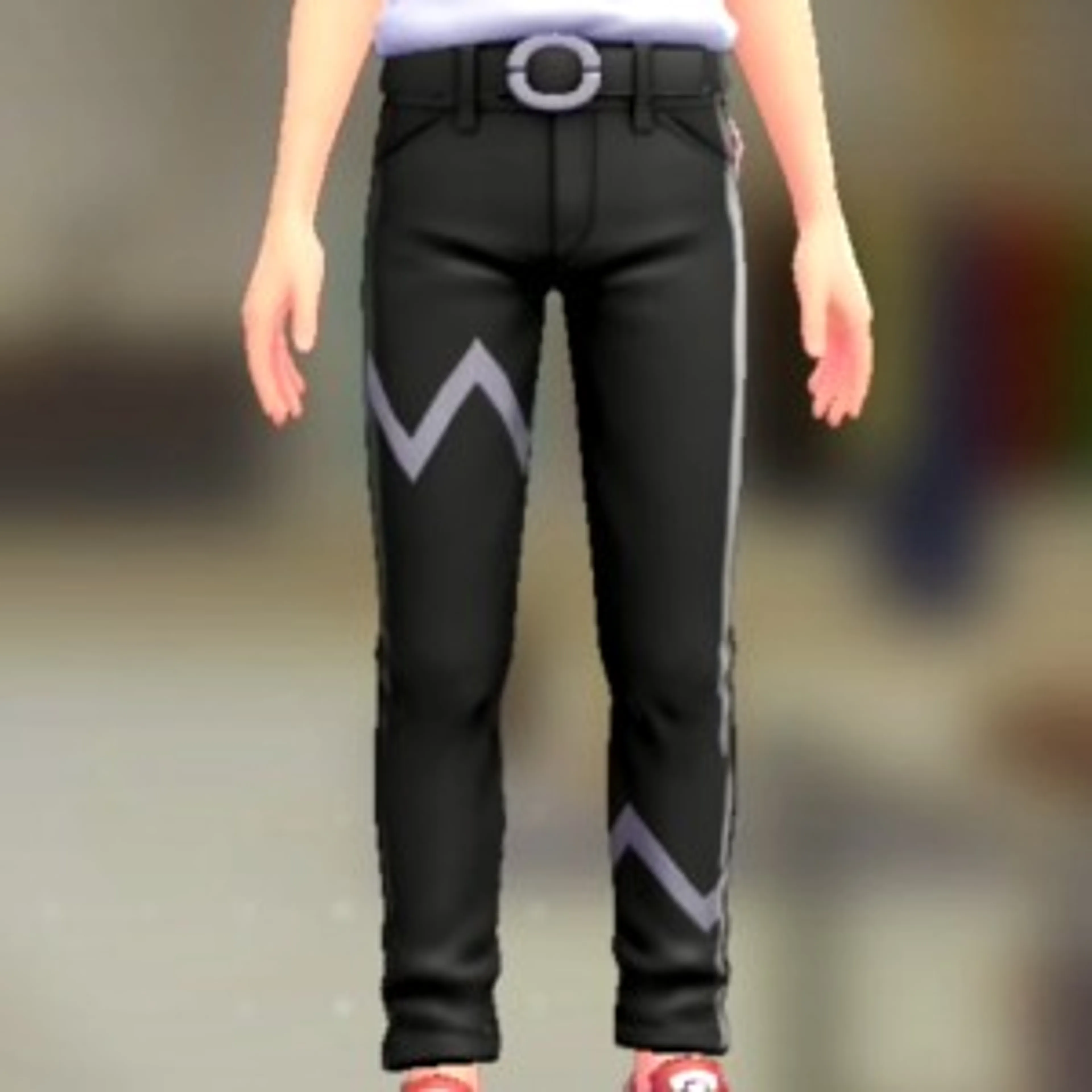 スキニーパンツセット - ビビッドブラック ビビッドブラック