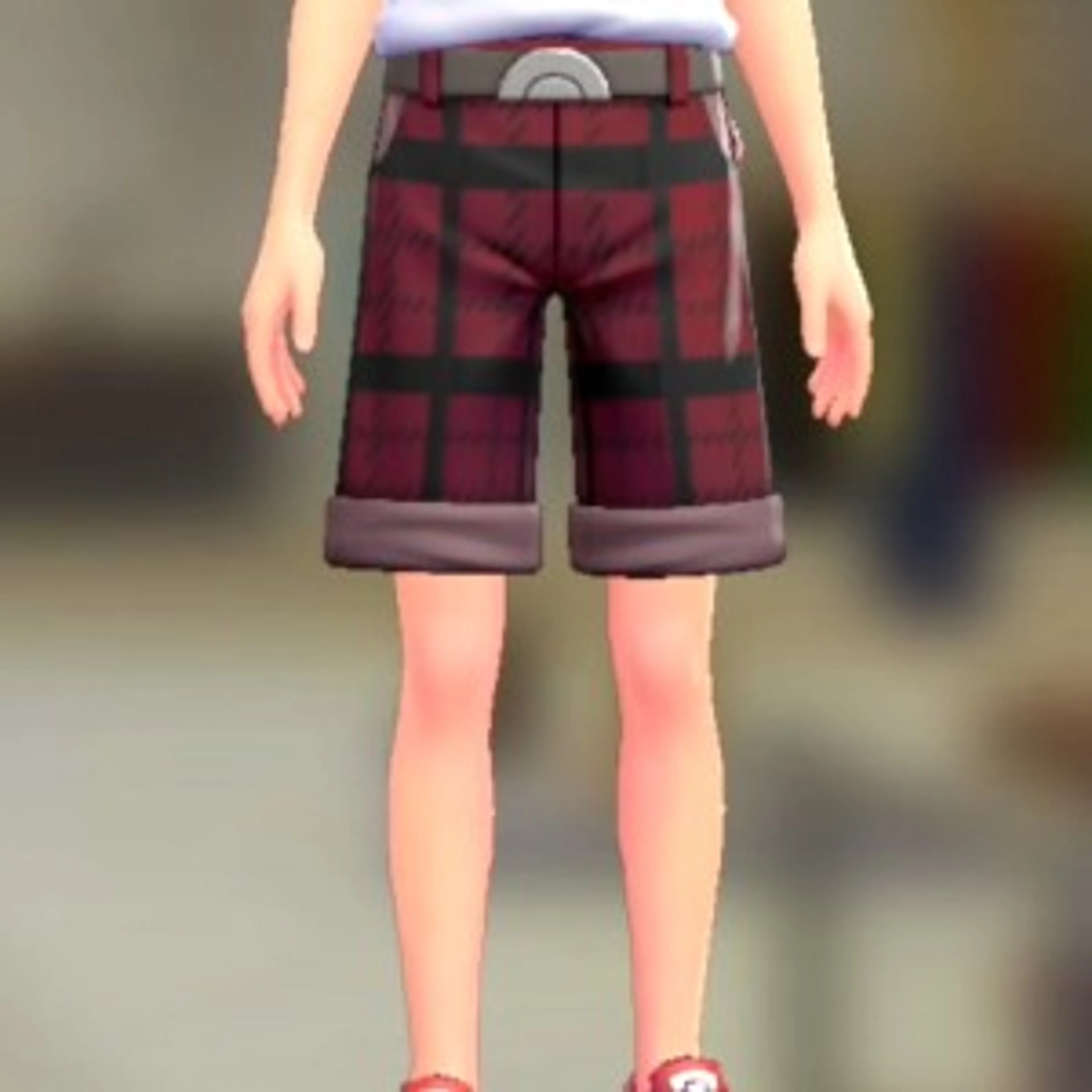 ショートテーパードセット - ブレイブリーレッド グレージュ