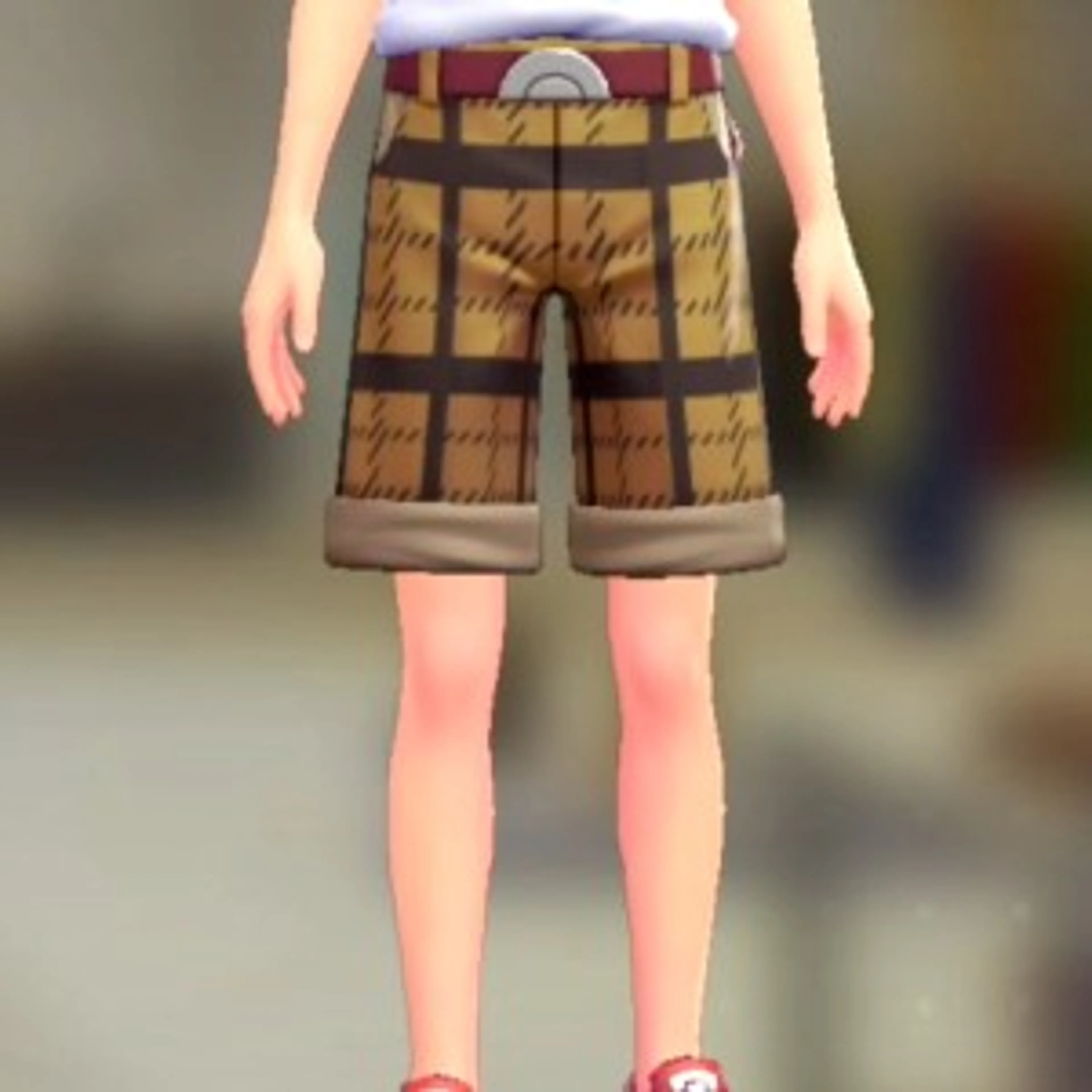 ショートテーパードセット - ブレイブリーキャメル ワインレッド