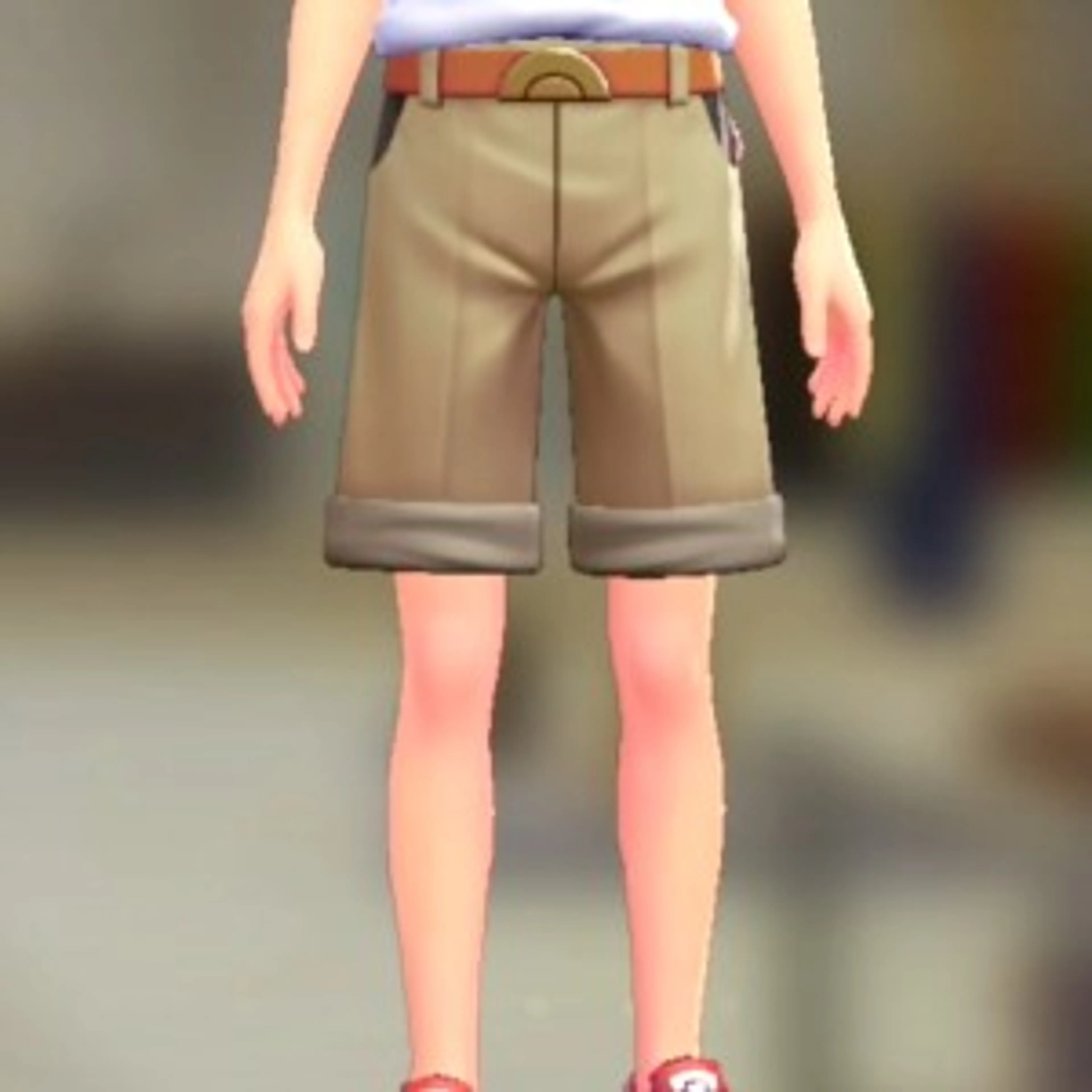 ショートテーパードセット - ベージュ アンティークキャメル