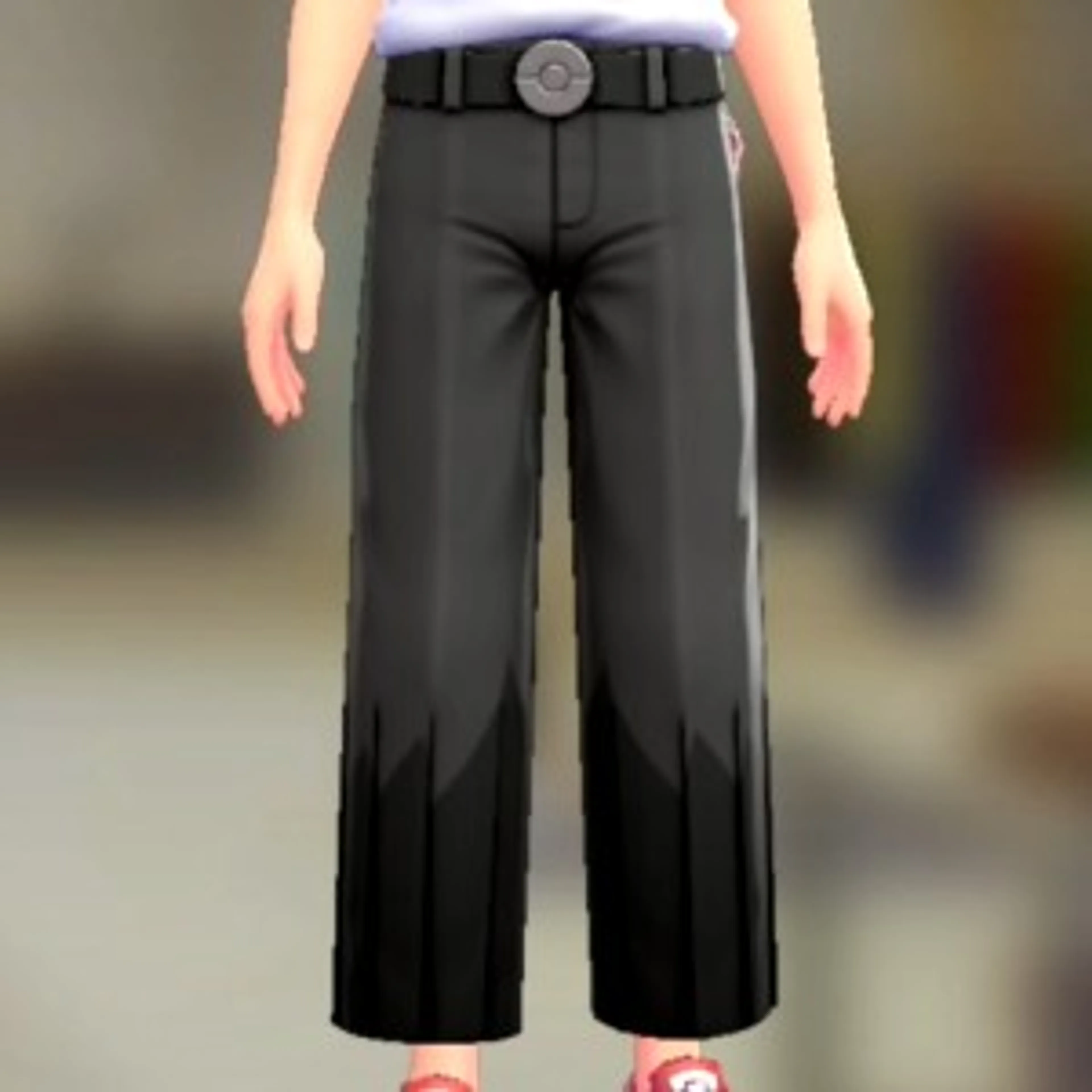 ワイドスラックスセット - こわもてブラック ブラック