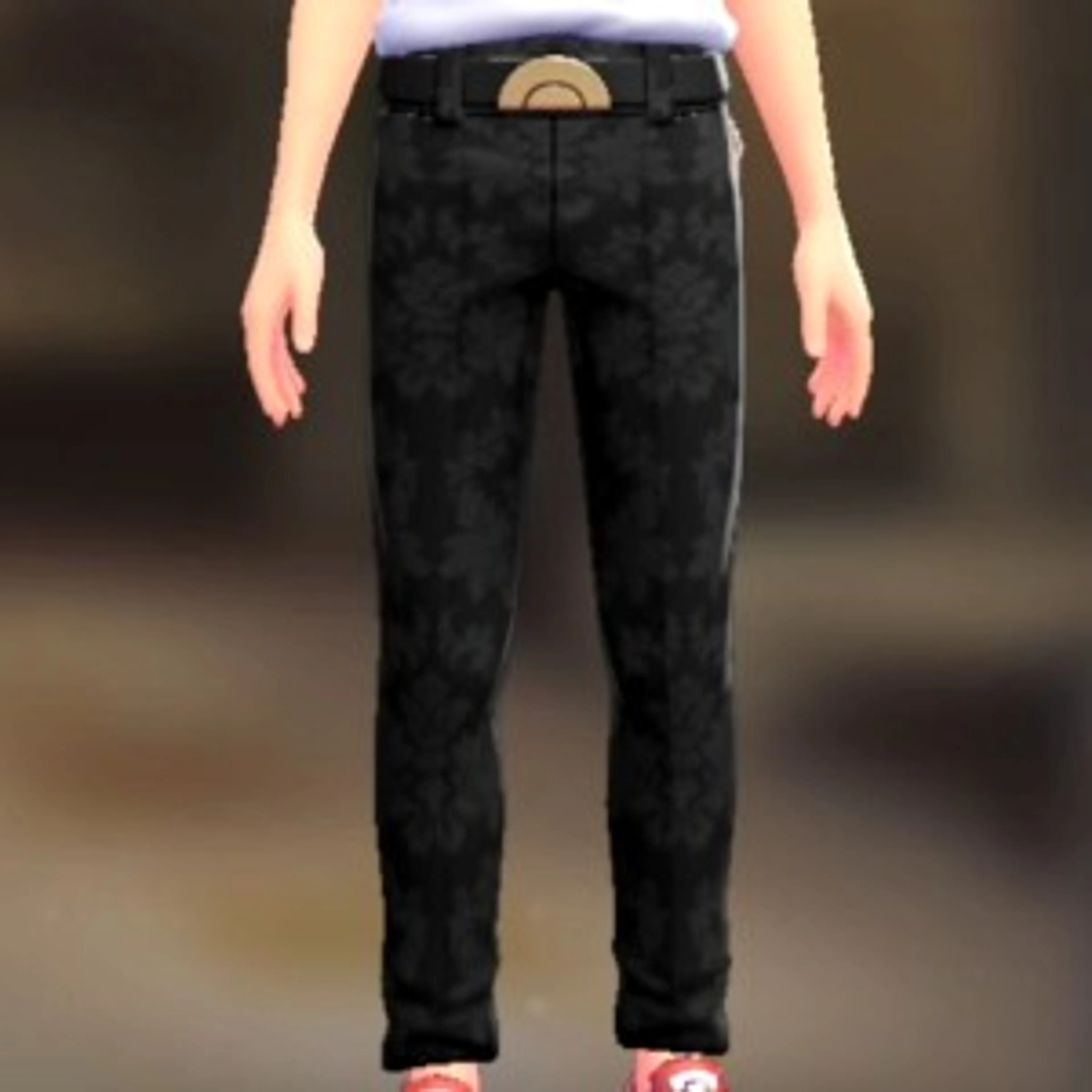 テーパードパンツセット - ダマスクブラック ブラック