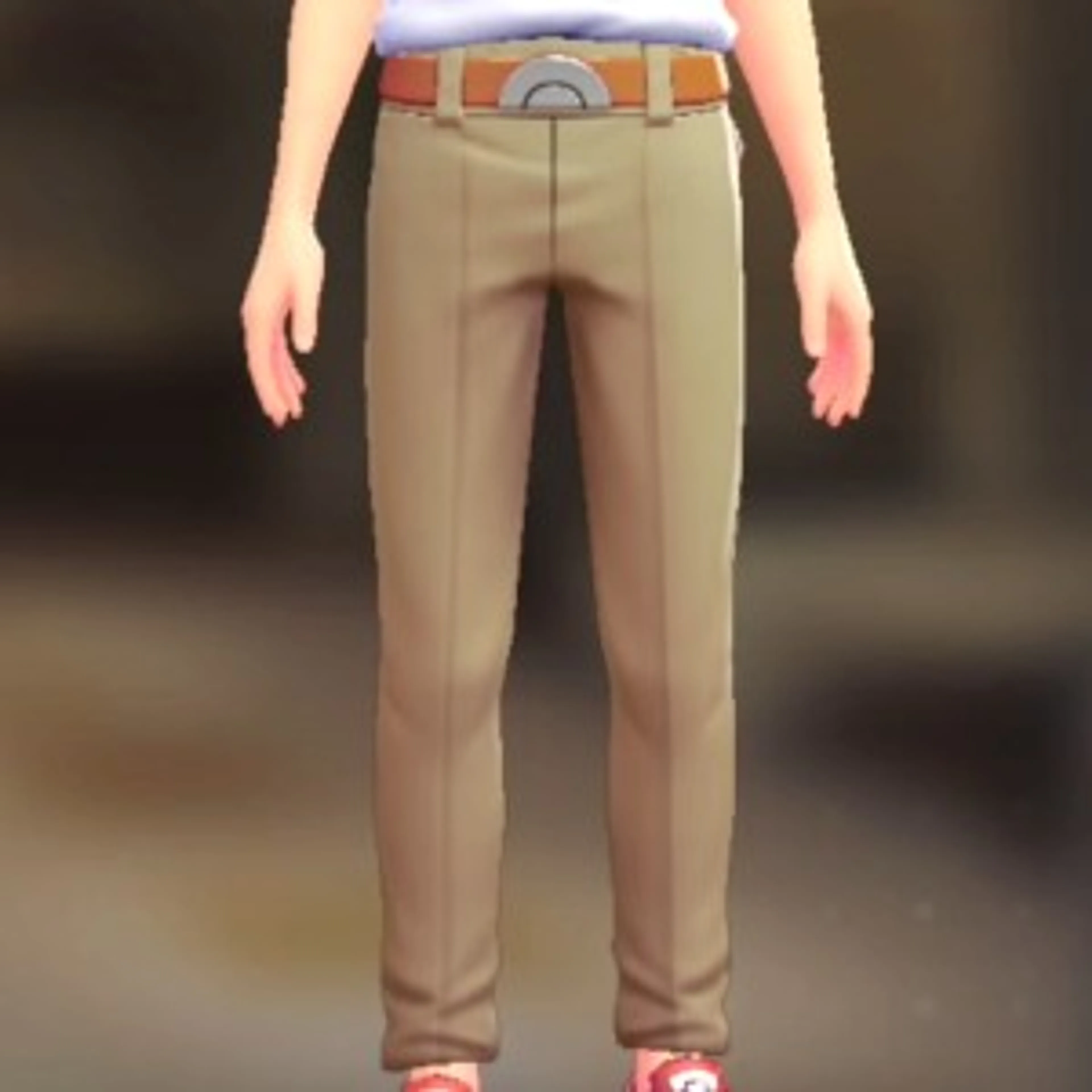 テーパードパンツセット - ベージュ キャラメル