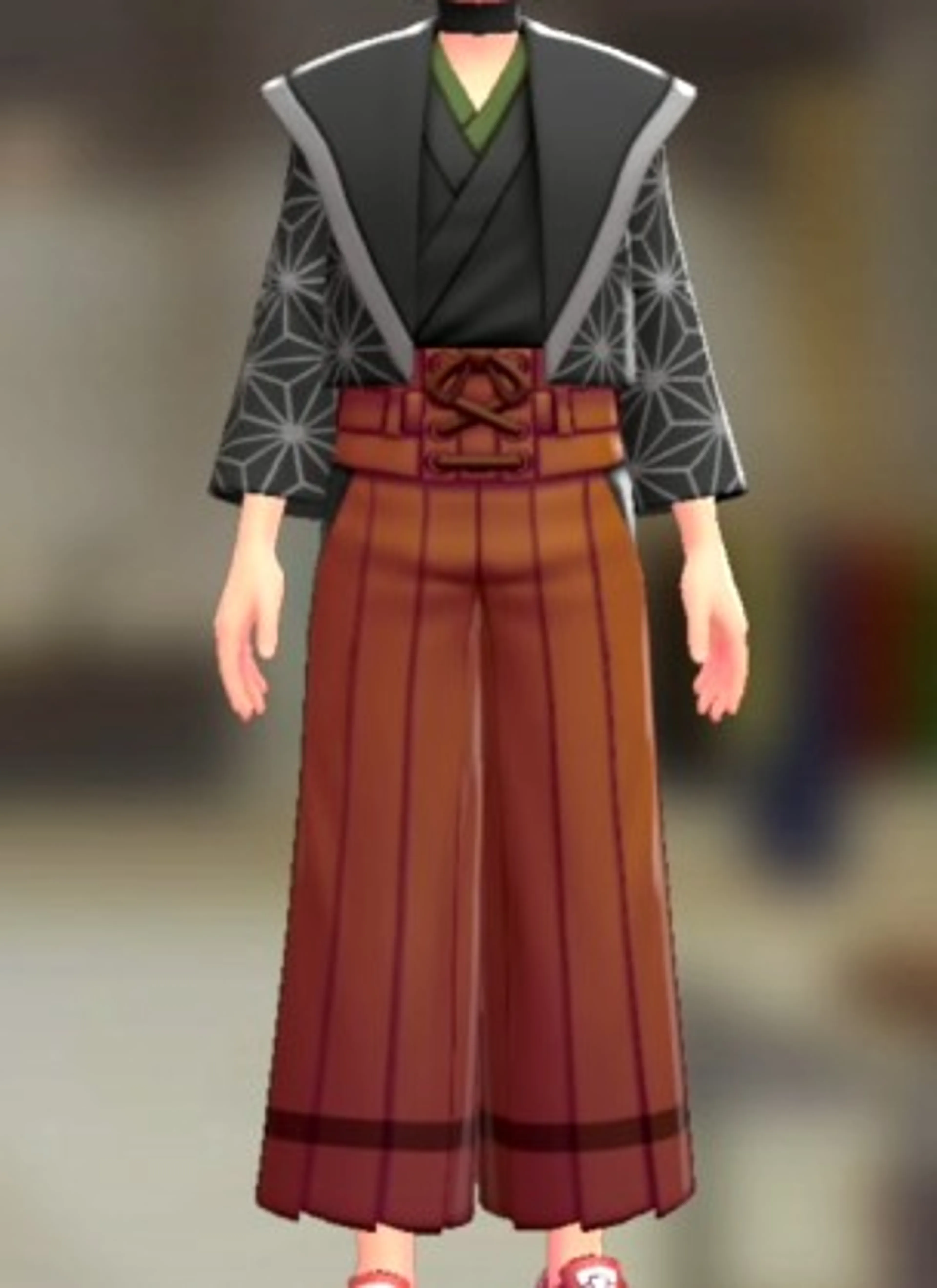 かみしもサロペットセット - あさのは・ぬれば たいしゃ