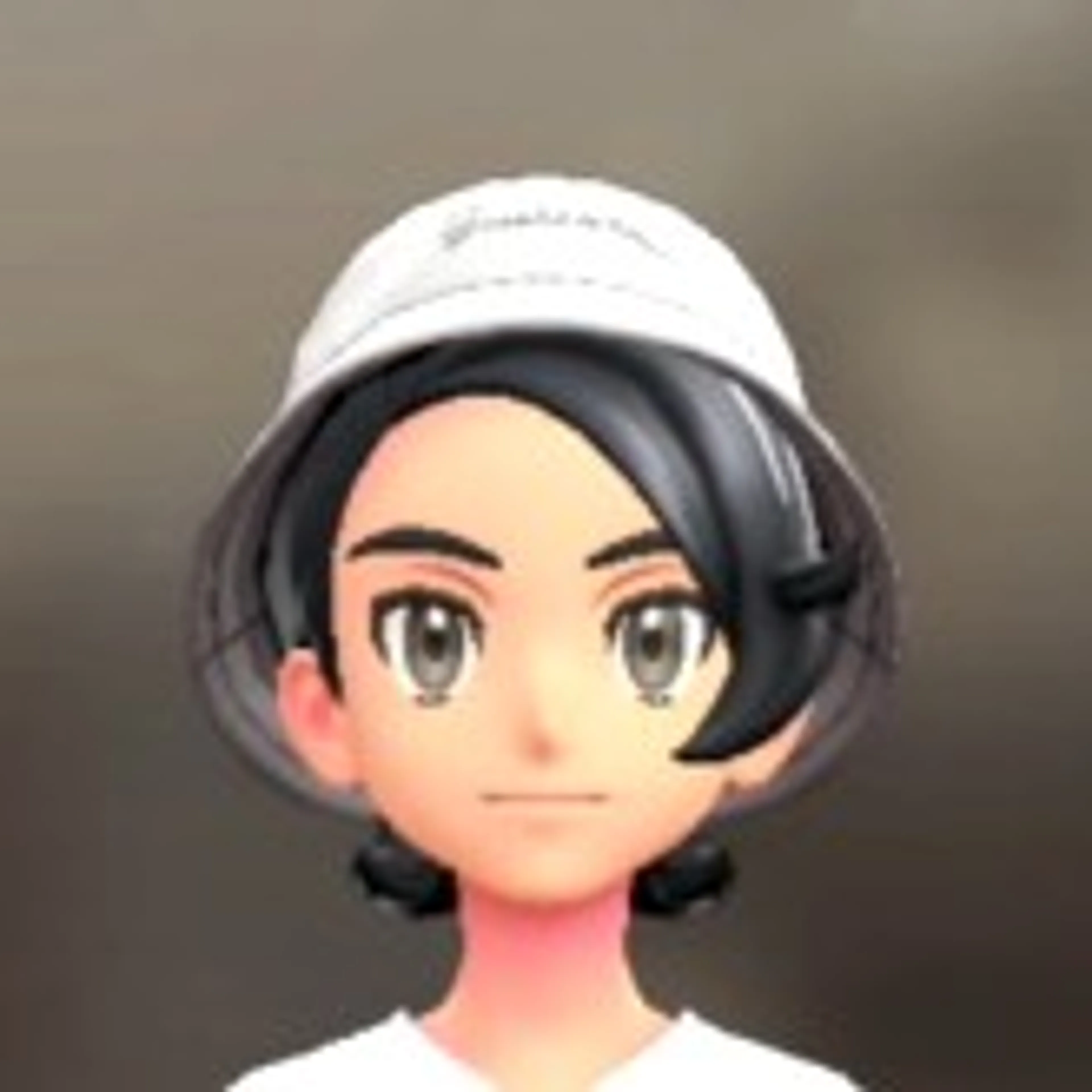 ワンポイントバケットハット - ホワイト