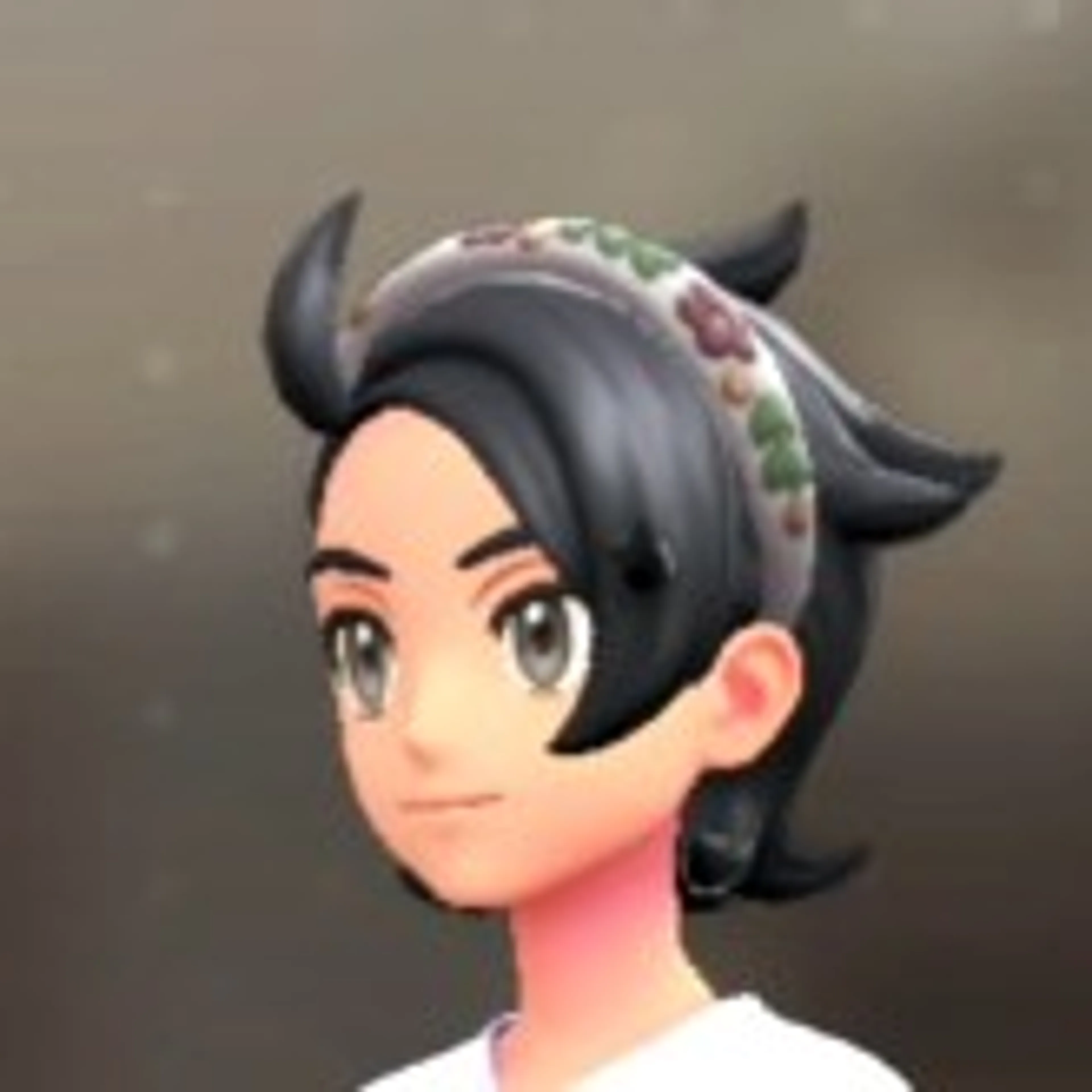 フラワーカチューシャ - ホワイト