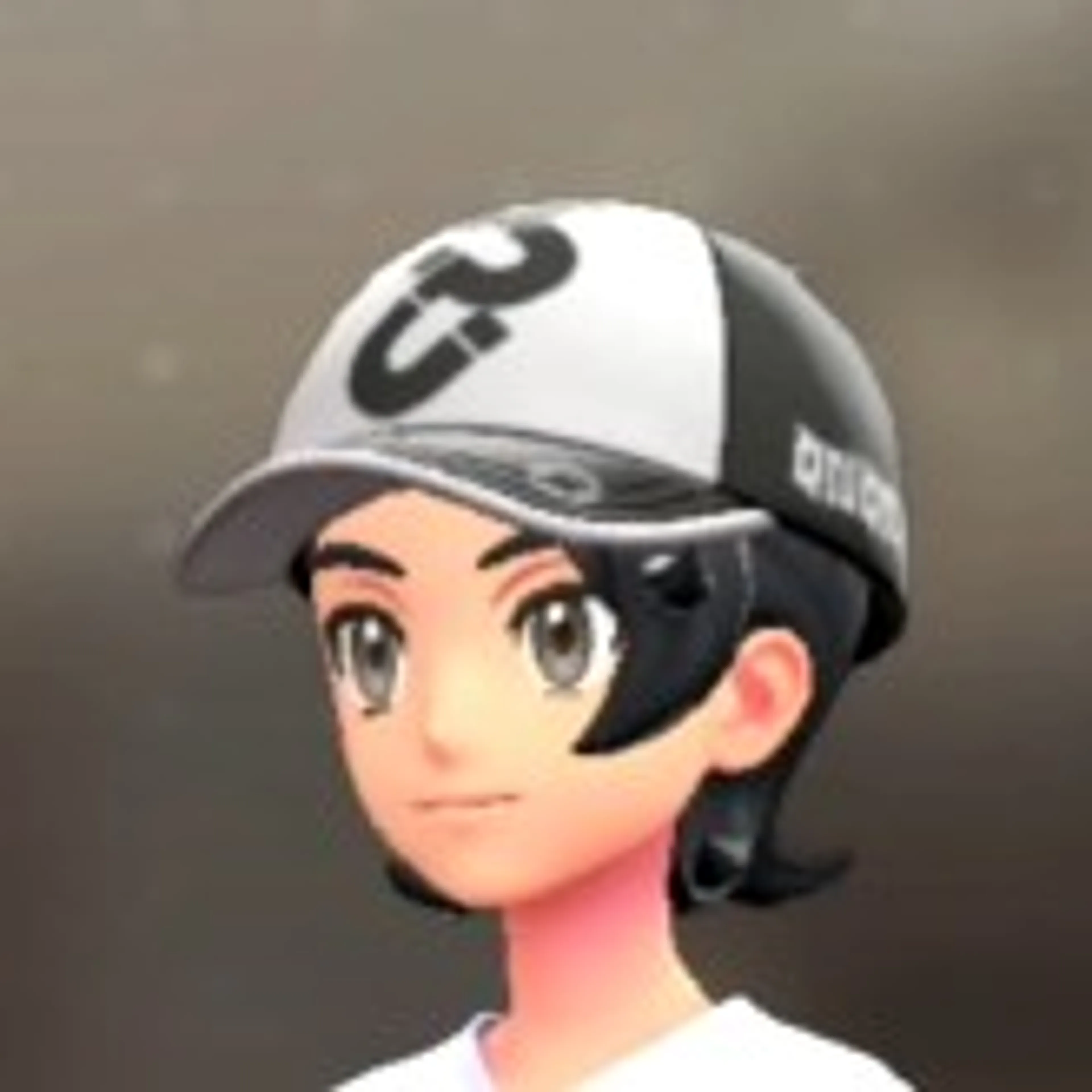 マグネットパターンキャップ - ホワイト×ブラック