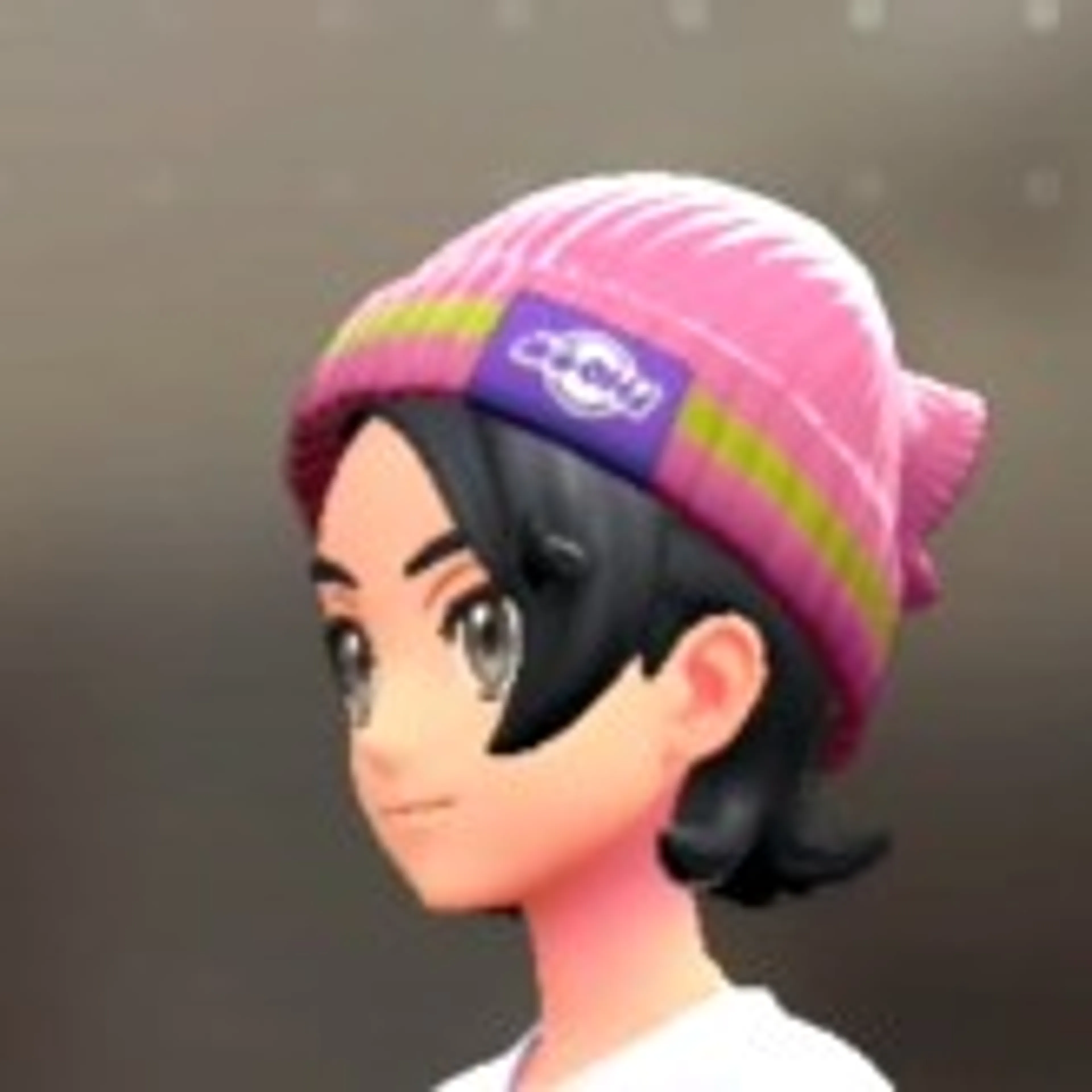 ラインニットキャップ - タフィーピンク