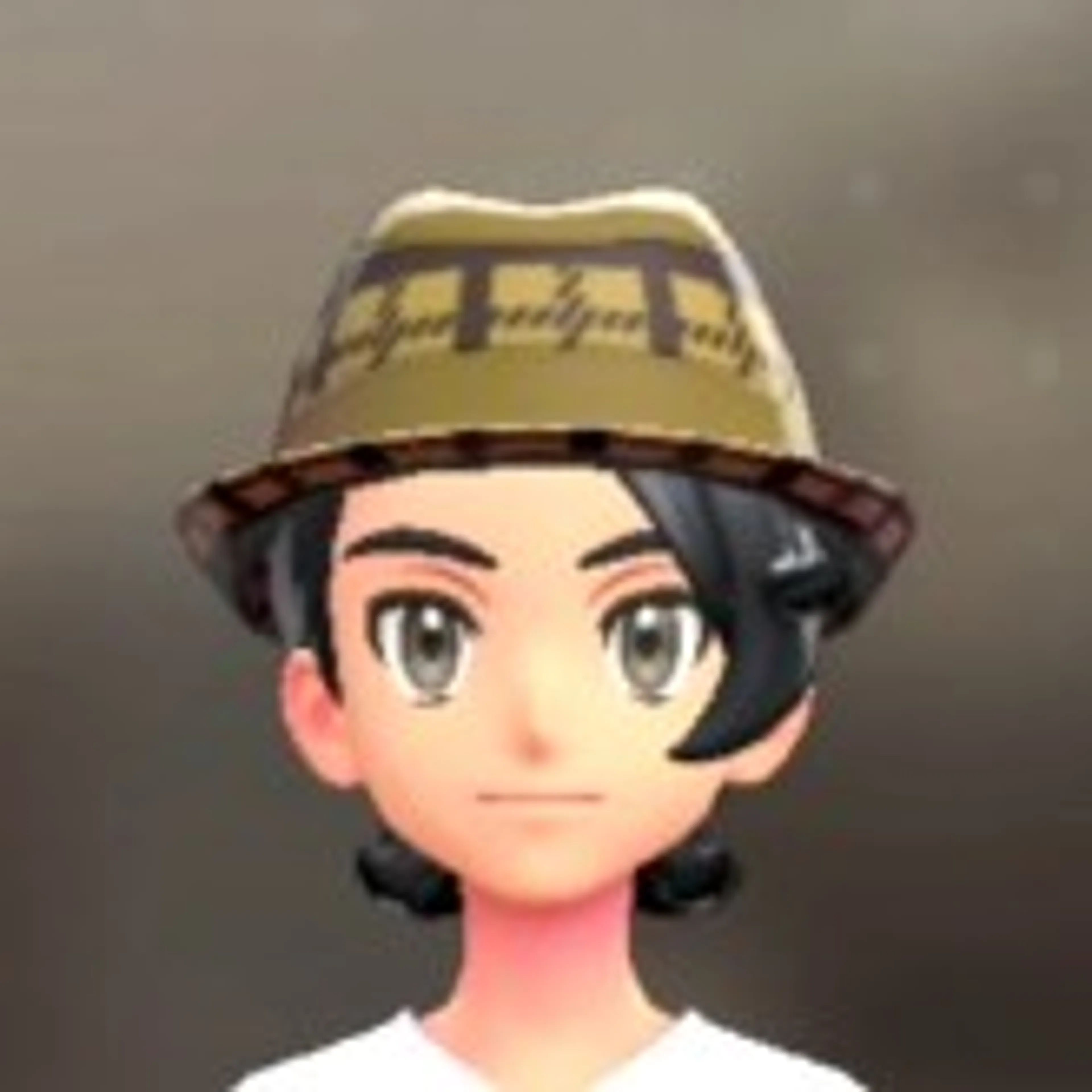 チェックがらソフトハット - ブレイブリーキャメル