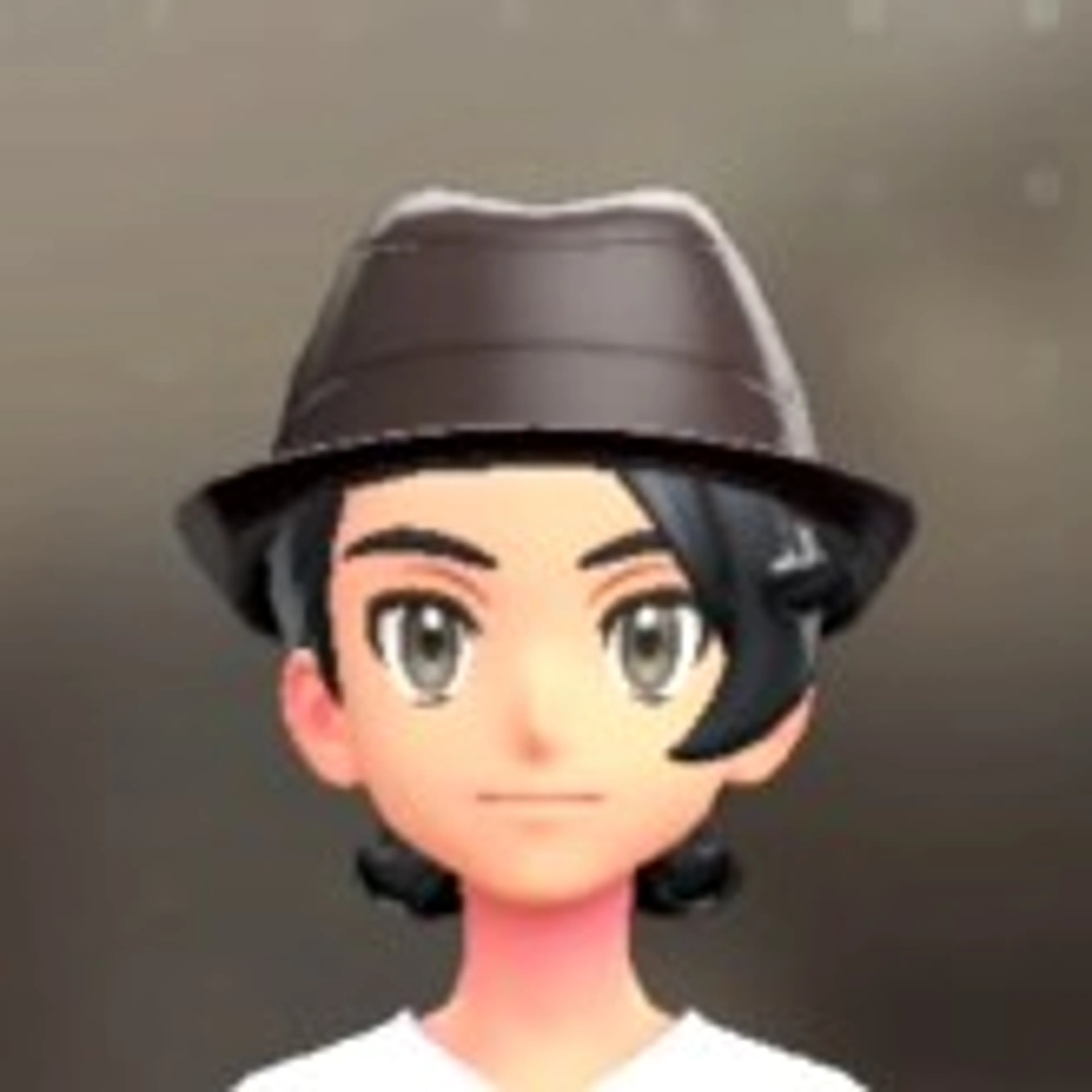 レザーソフトハット - ダークブラウン