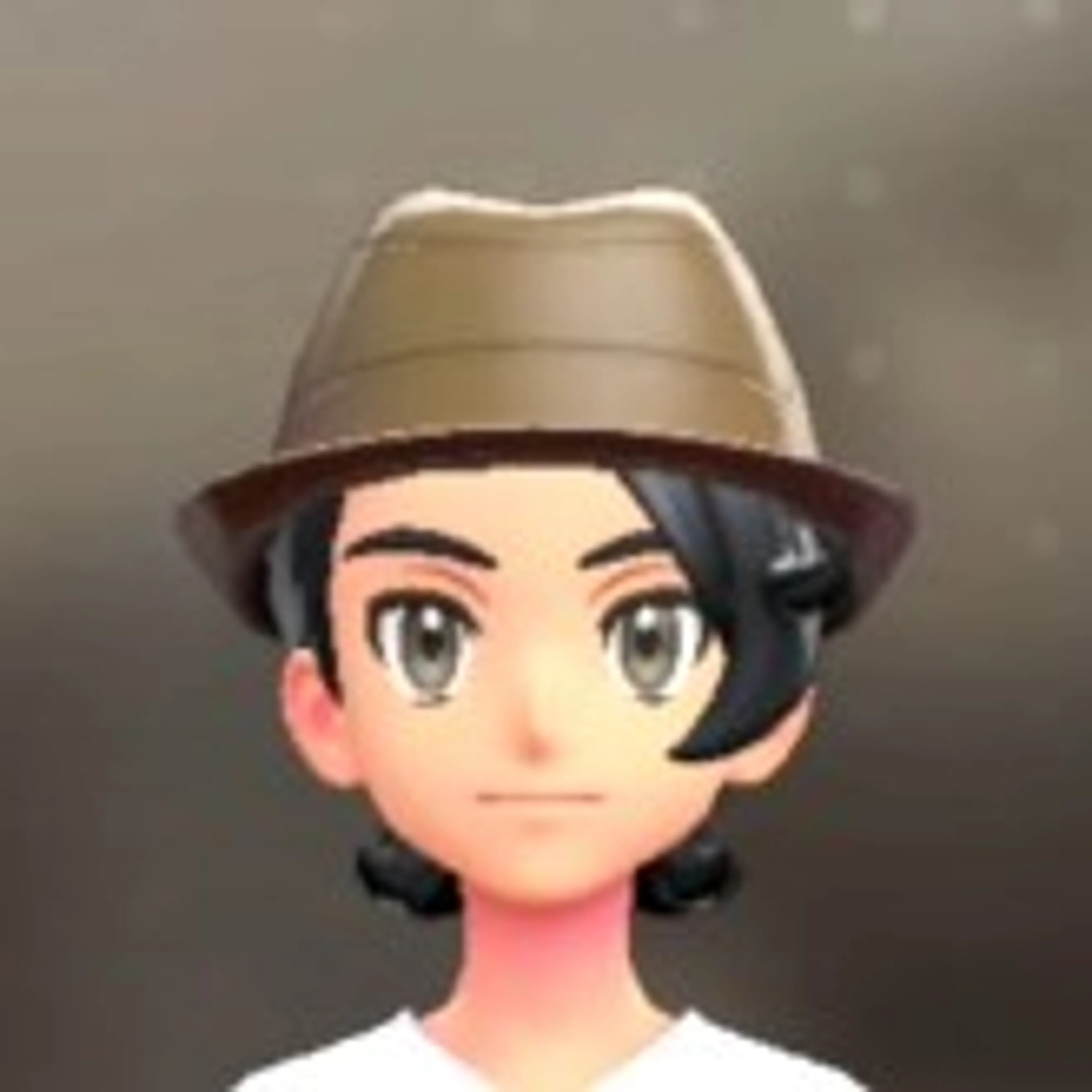 レザーソフトハット - キャメル