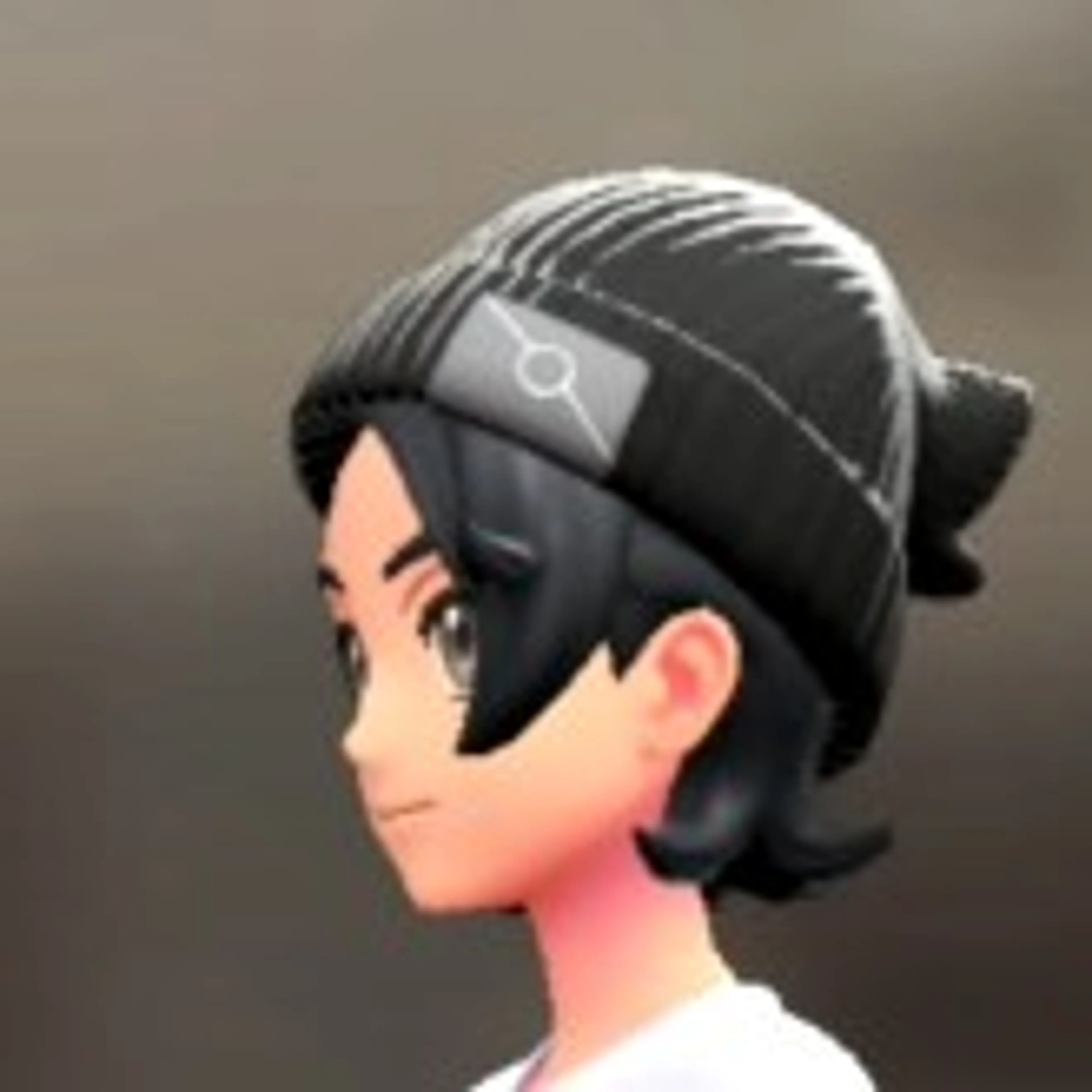 リブあみニットキャップ - ブラック