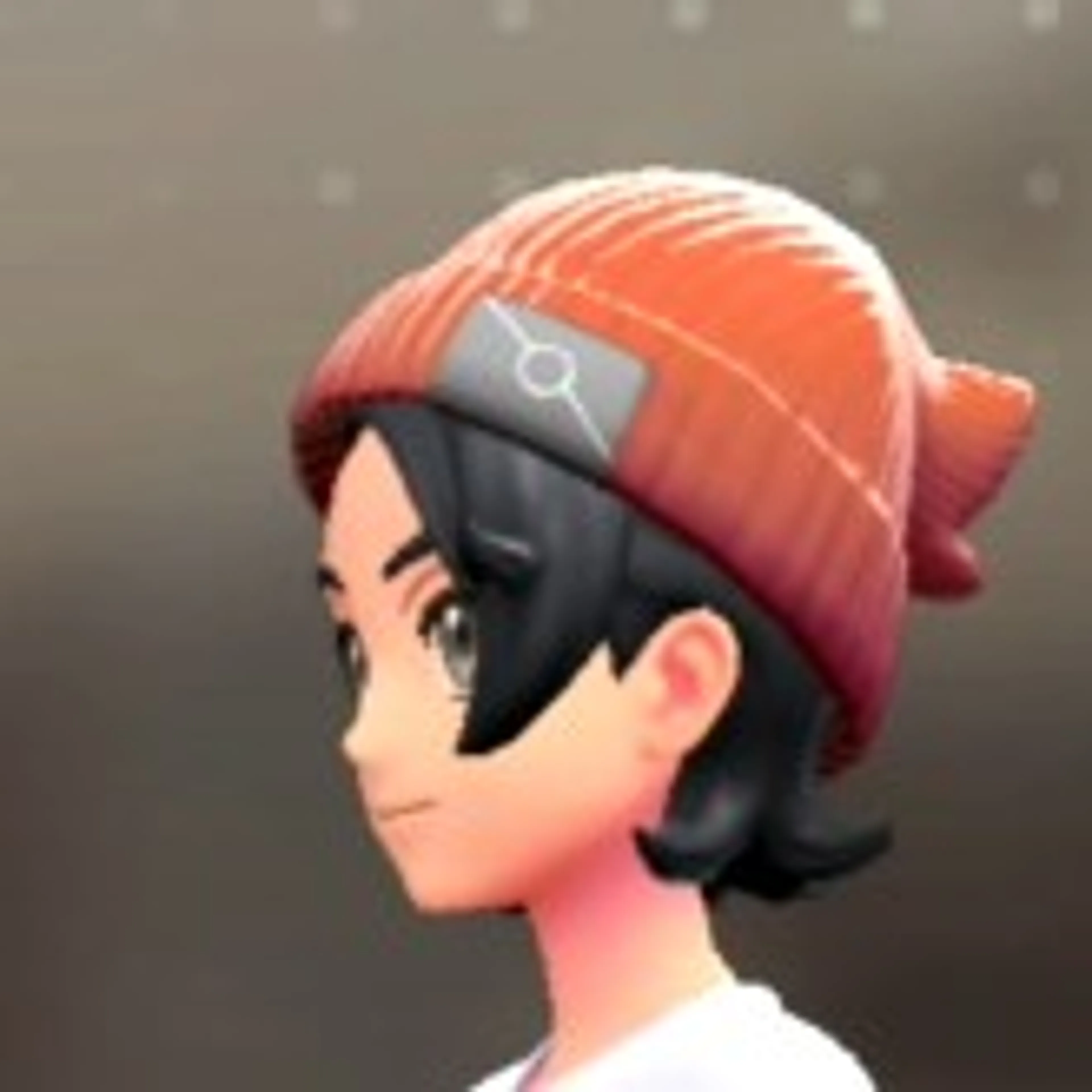 リブあみニットキャップ - オレンジ