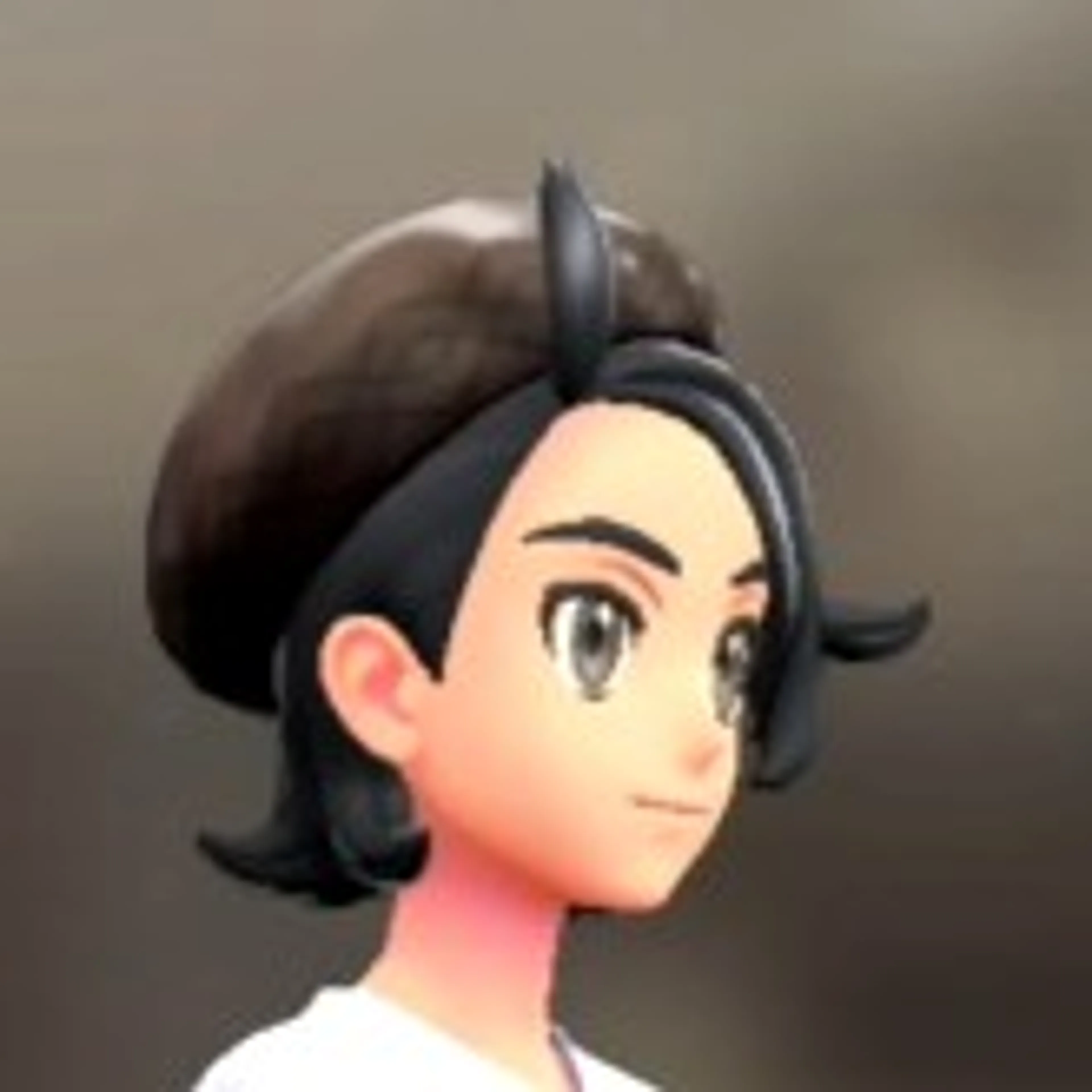 ウールニットベレー - ダークブラウン